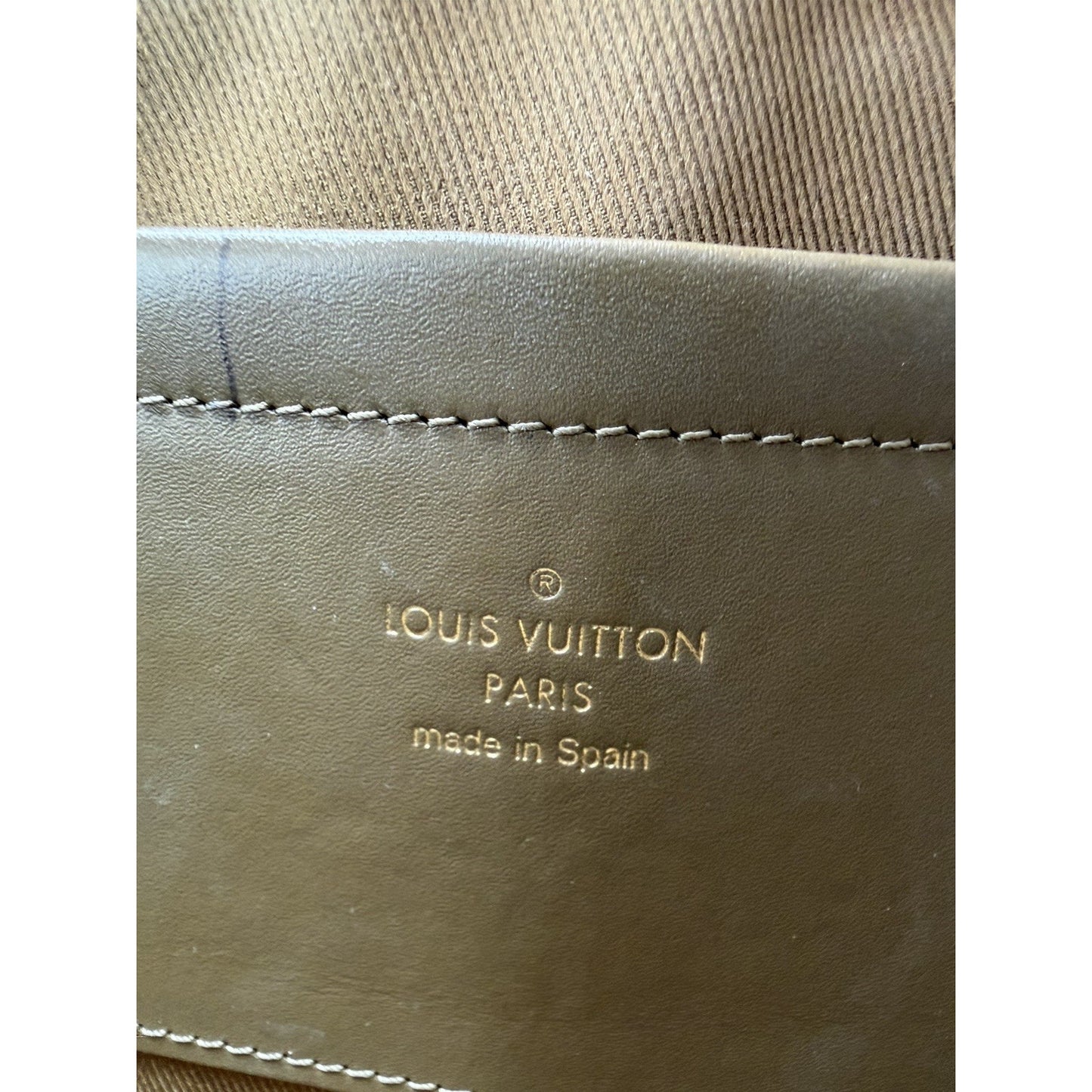 Louis Vuitton Utility Shoulder Bag in Brown LV Monogram Coated Canvas NFC E-1