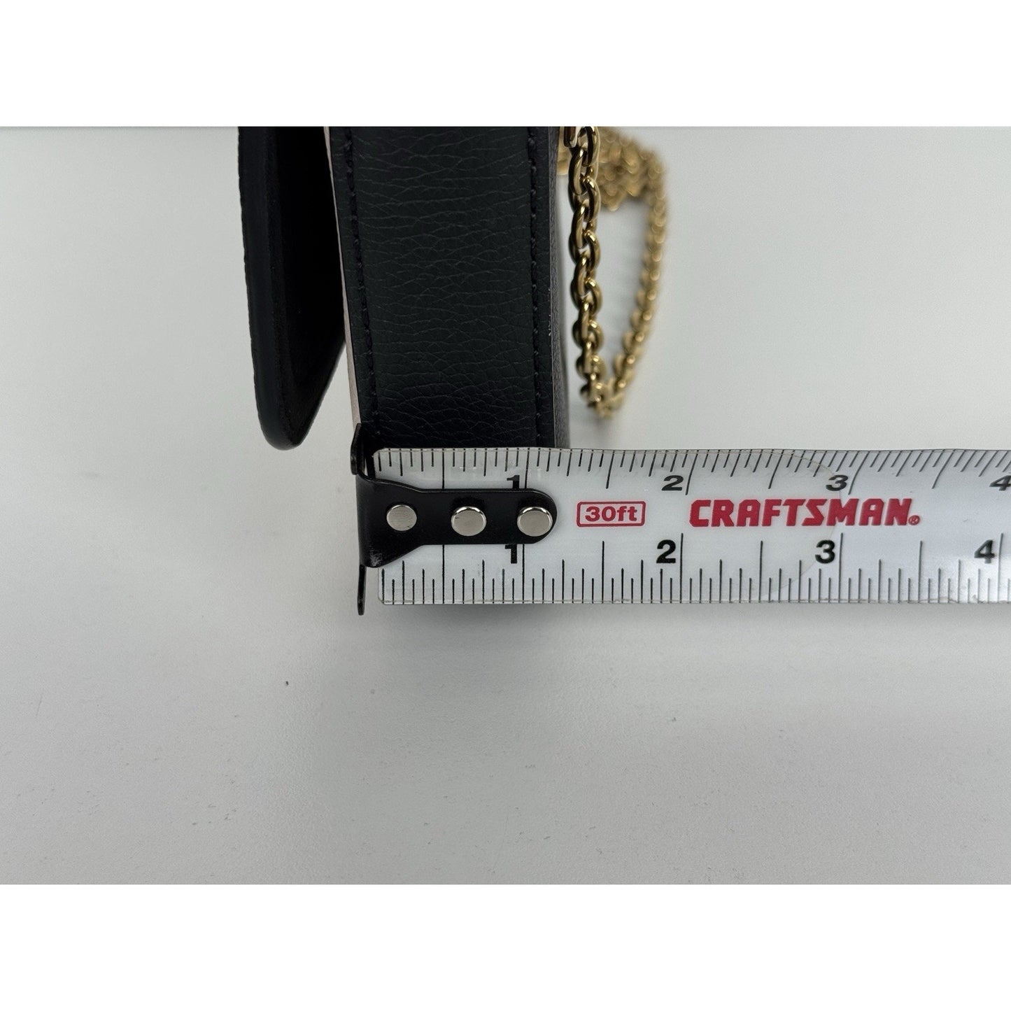 Louis Vuitton Calfskin Lockme Phone Chain Pouch in Vanille and Black B-6