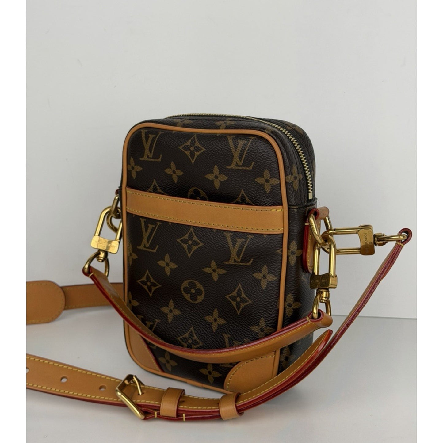 Louis Vuitton Danube PM Shoulder Bag in Monogram Canvas Microchipped C9