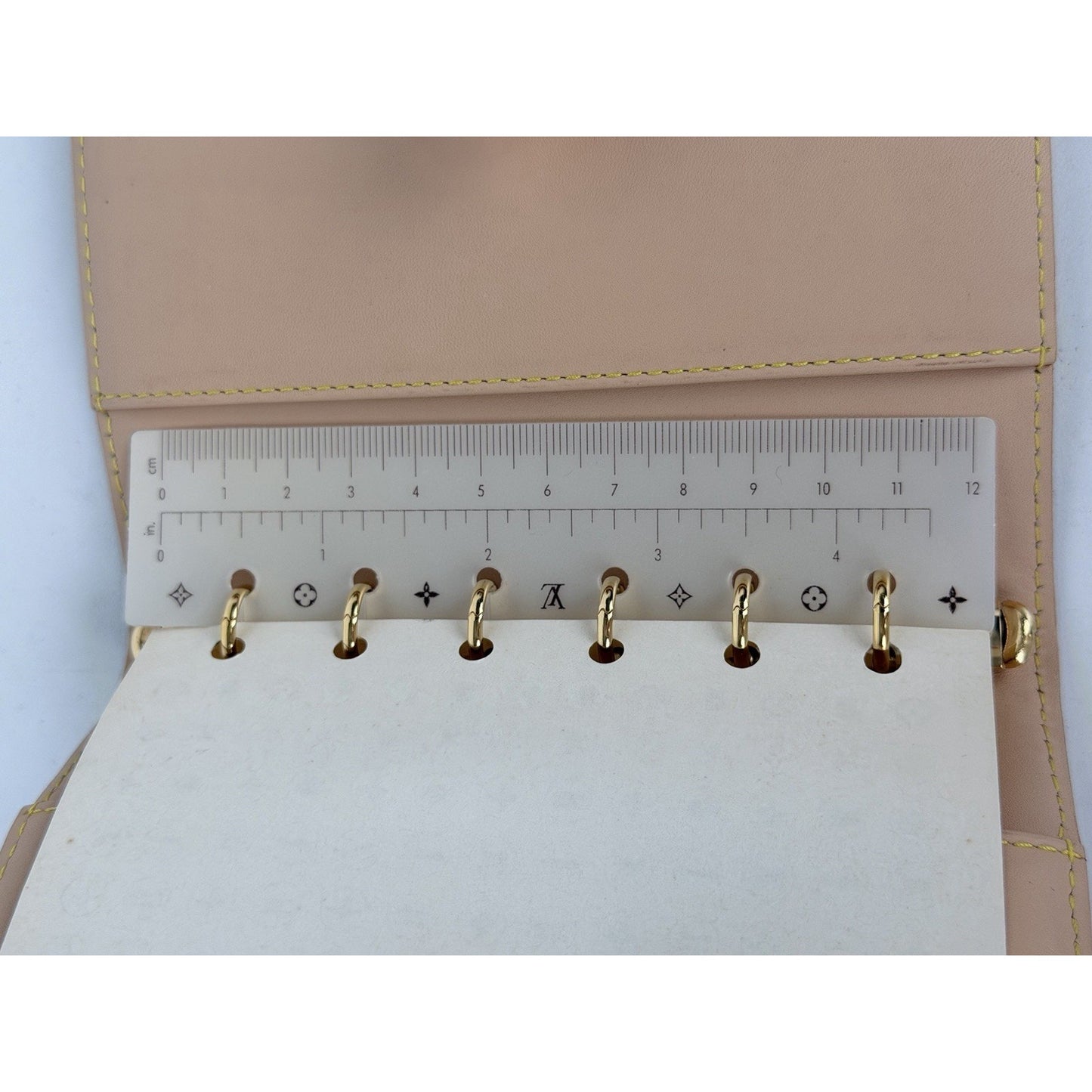 Louis Vuitton Monogram Multicolor Small Ring Agenda Cover in White 2007