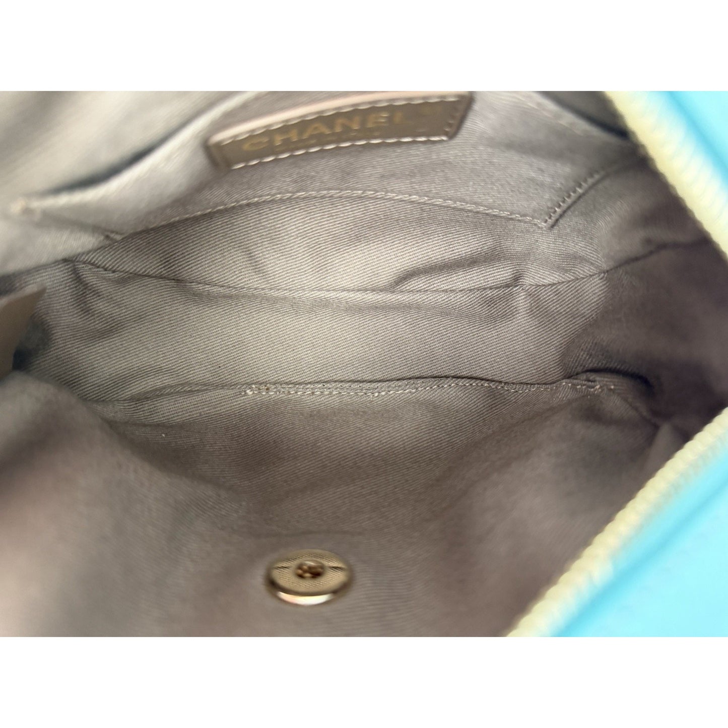 Chanel Casual Trip Camera Case Bag Small in Tiffany Blue Goatskin 2018-2019 D4