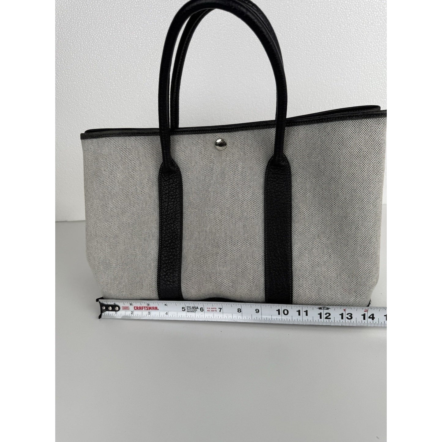 Hermes Garden Party Tote Bag Ash Gray