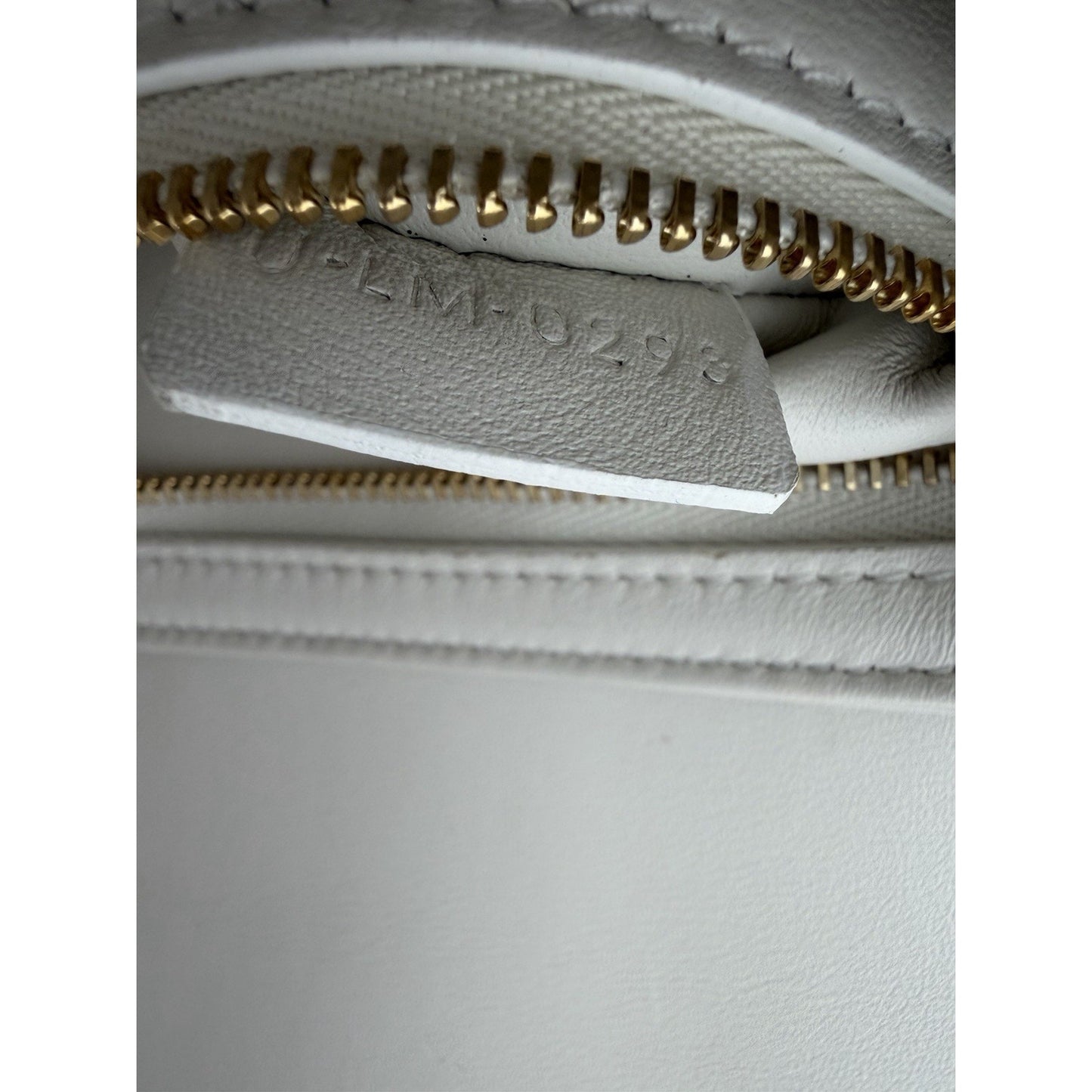 Celine Teen Triomphe Shoulder Bag in Natural Raffia White Calfskin Trim 2023 C2