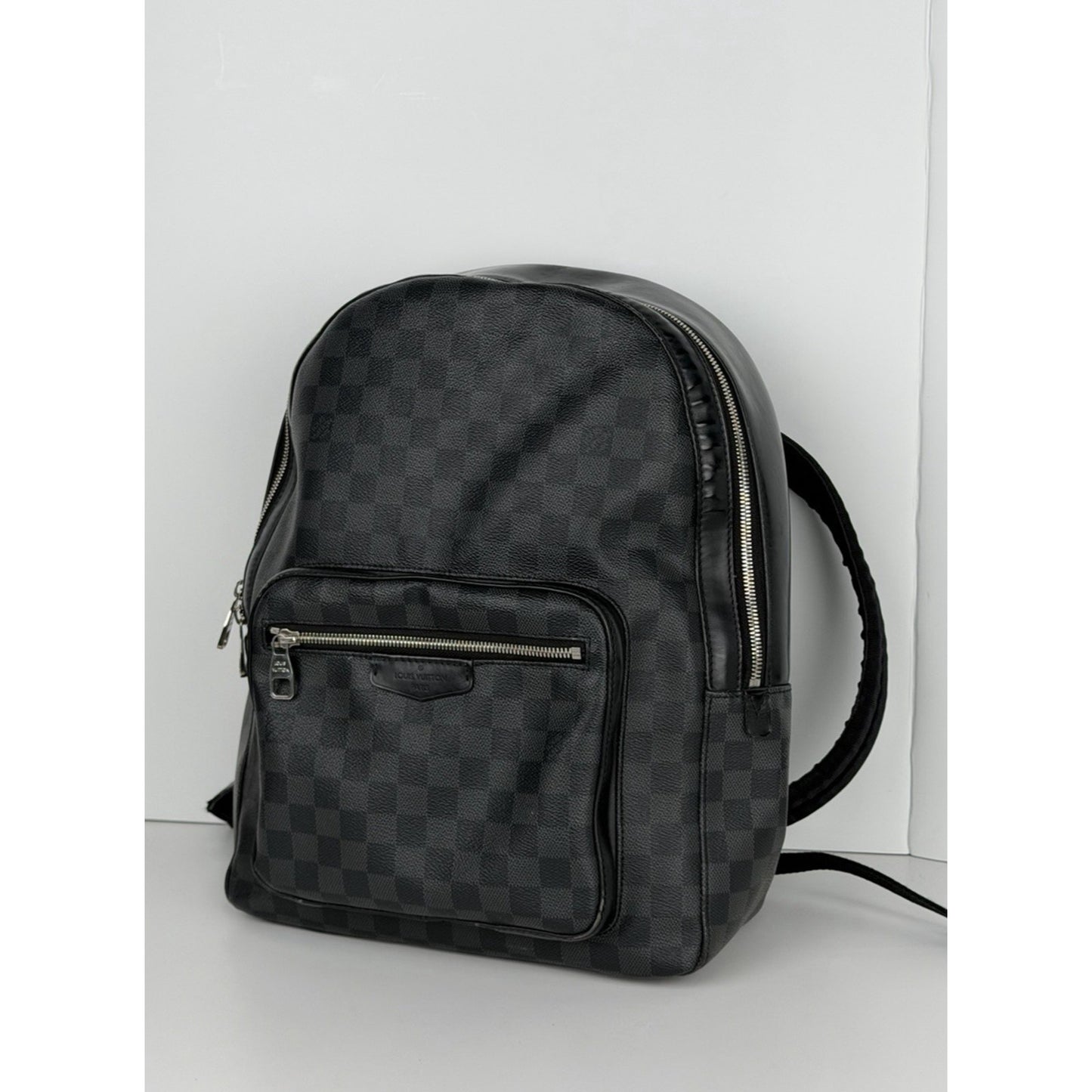 Louis Vuitton Damier Graphite Josh Backpack Coated Canvas&Leather Trim 2016