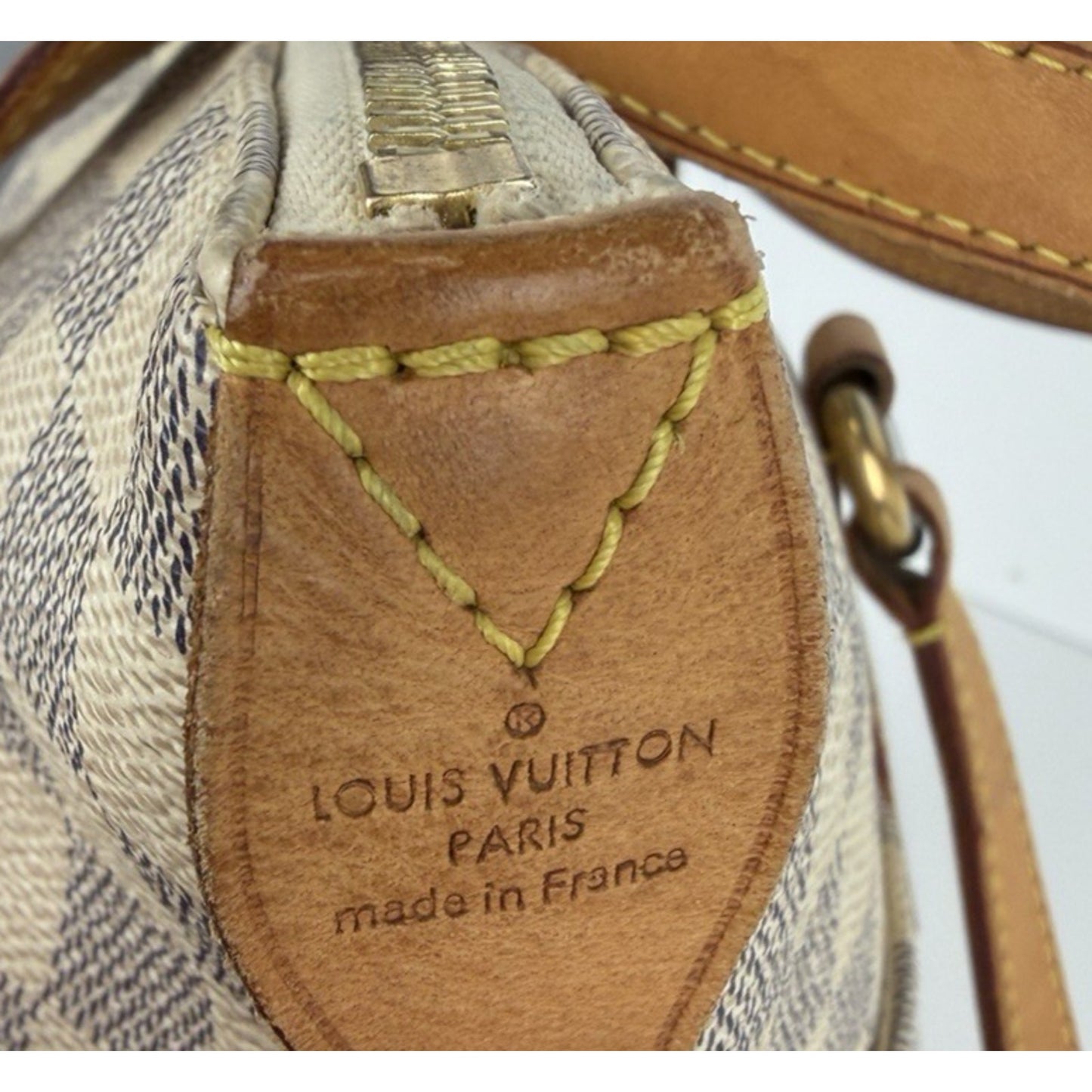 Louis Vuitton Totally MM Tote Bag in Damier Azur Coated Canvas 2013 S