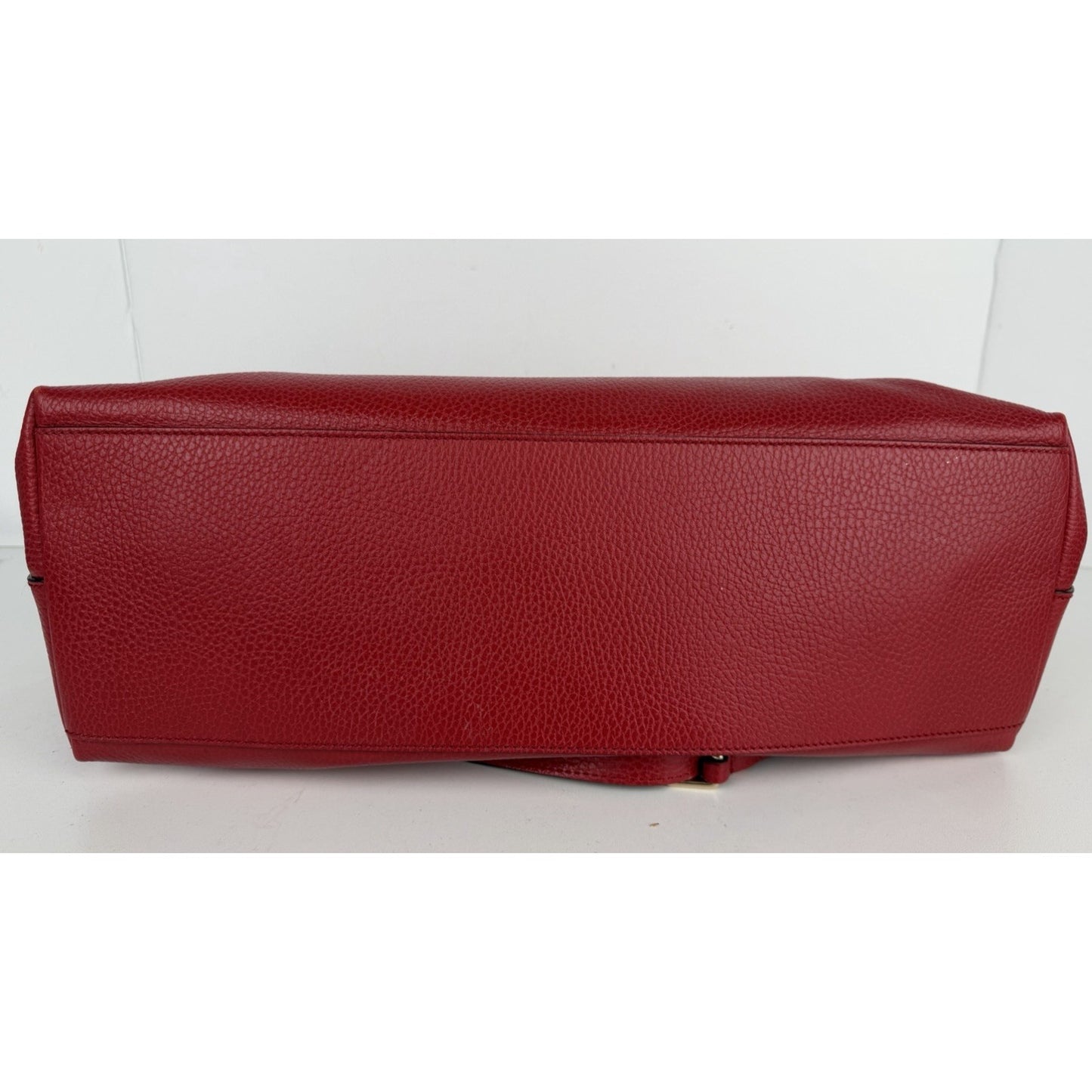 Gucci Braided & Bamboo Accent Tassel Tote Bag Medium in Red Leather S-13