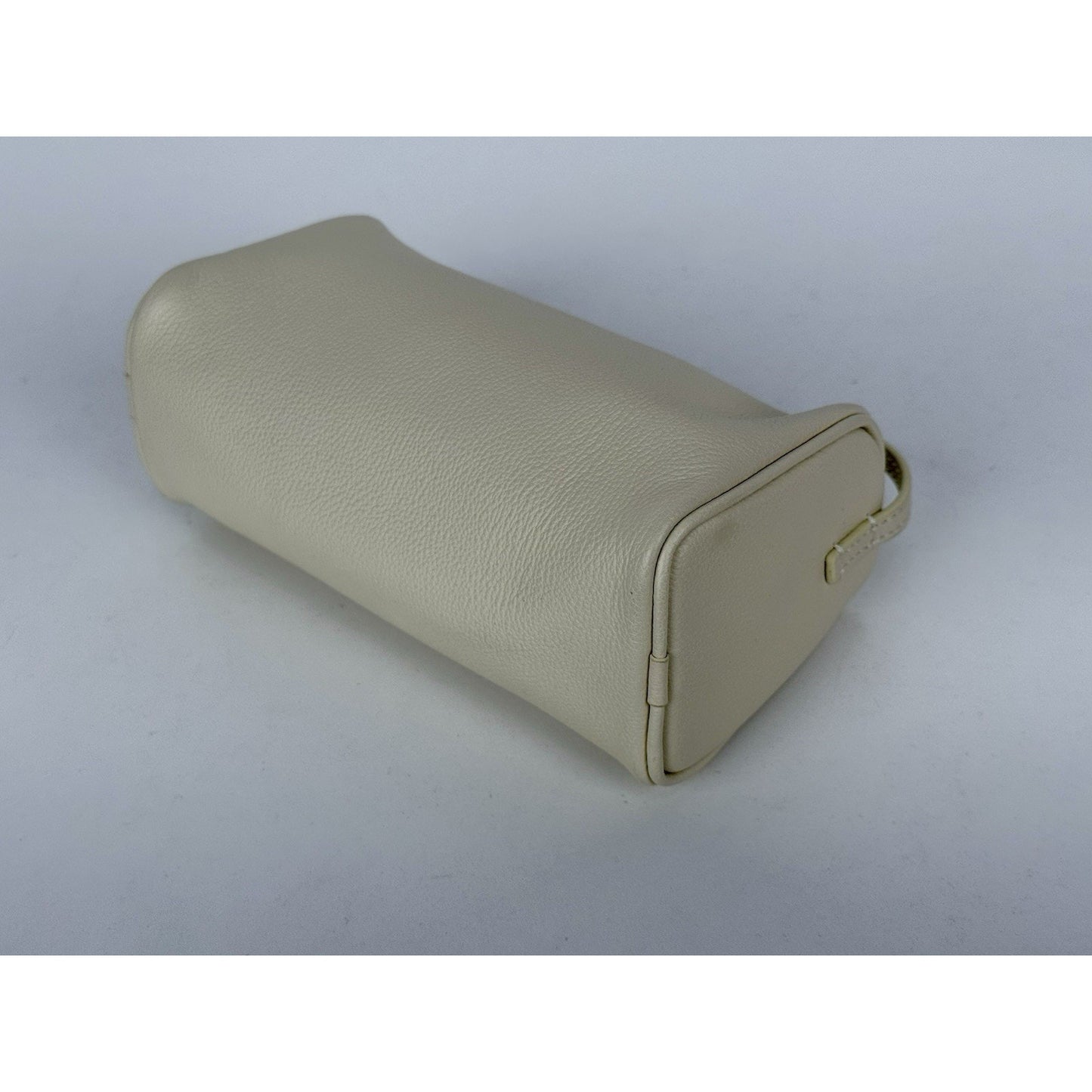 The Row 90s Bag White Leather Silver Hardware