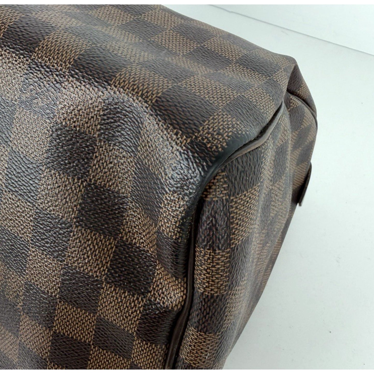 Louis Vuitton Speedy 30 Bag in Damier Ebene Coated Canvas 2018 S-08