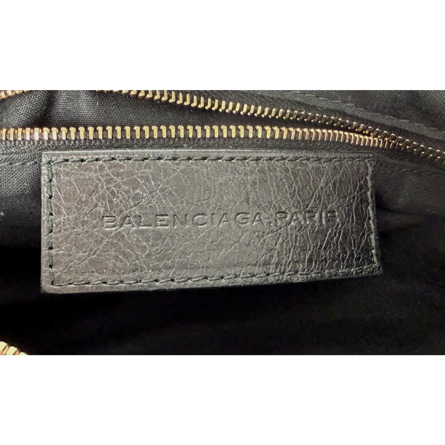 Balenciaga Agneau Giant 12 Mini City in Black Leather and Gold-Tone Hardware S12