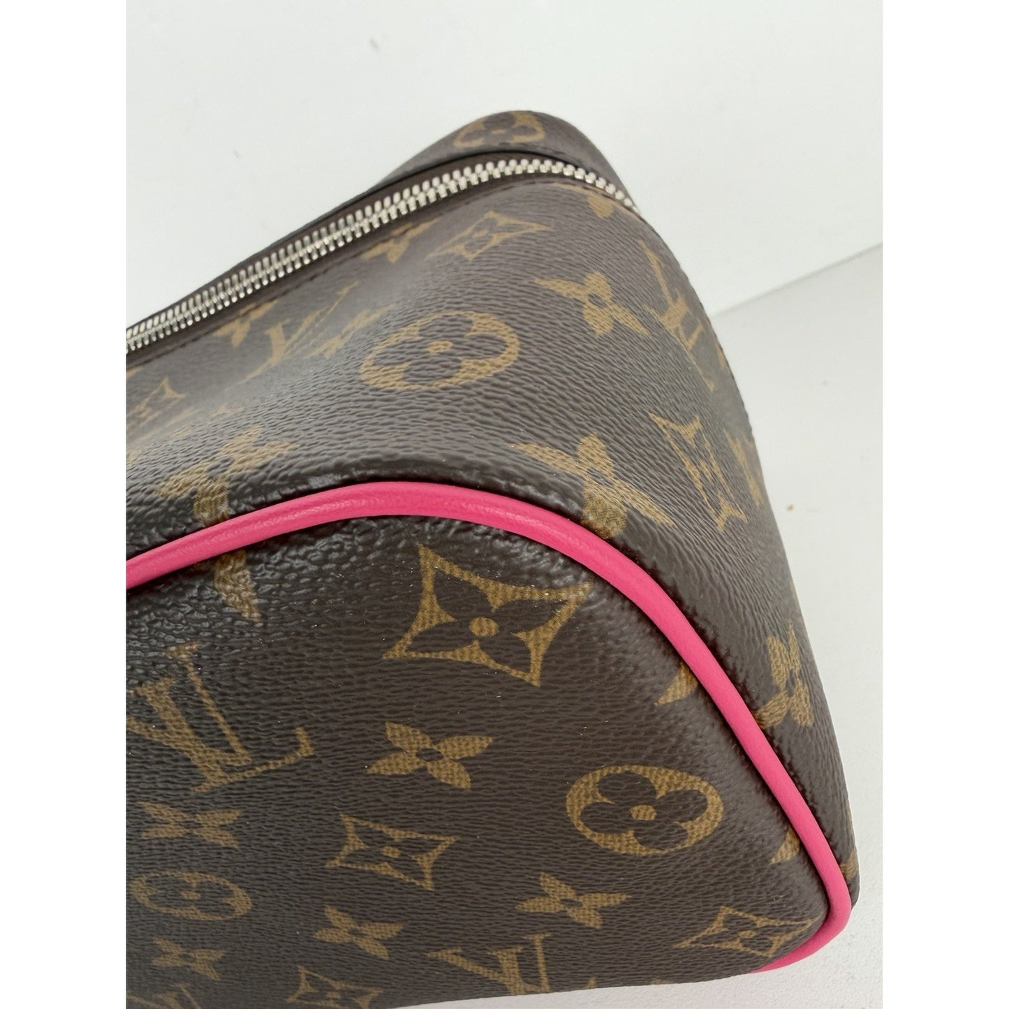 Louis Vuitton Nice Mini Vanity Case in Brown LV Monogram Coated Canvas NFC S-06