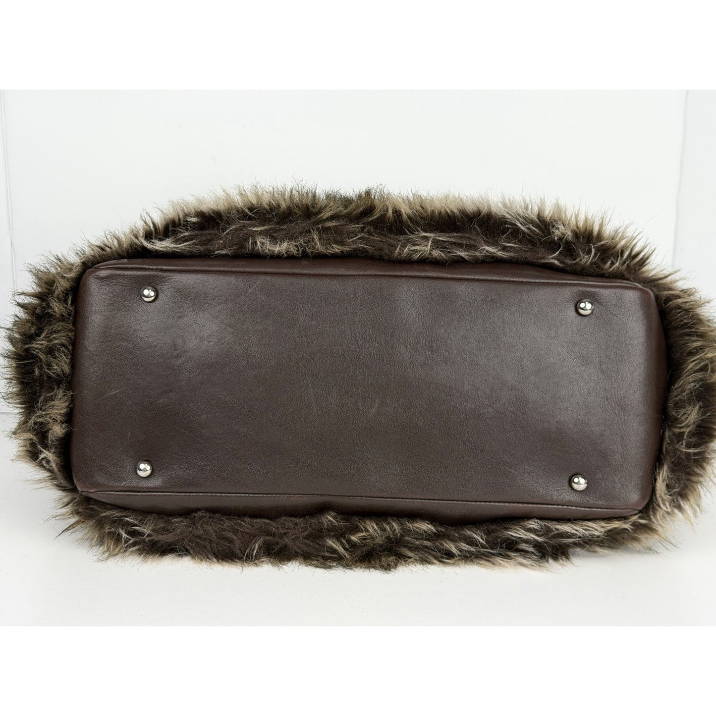 Chanel Paris Biarritz Fantasy Fur Tote Bag Large in Brown Faux Fur 2010-2011 C6