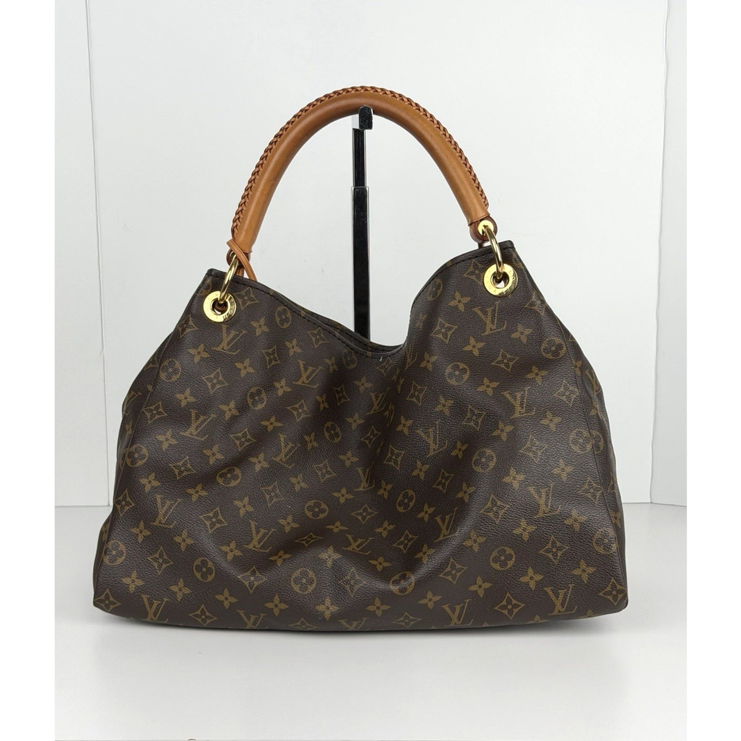 Louis Vuitton Artsy Shoulder MM Bag in Brown LV Monogram Coated Canvas 2010 C-5