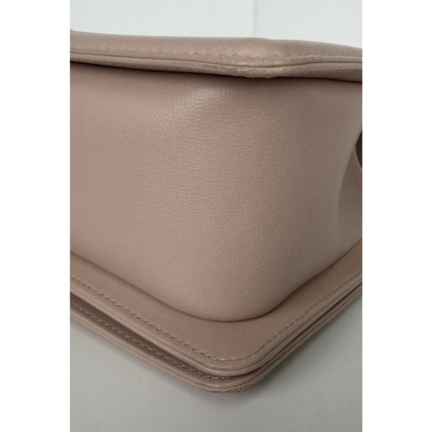 Chanel Medium Quilted Leather Boy Bag in Light Pink F1