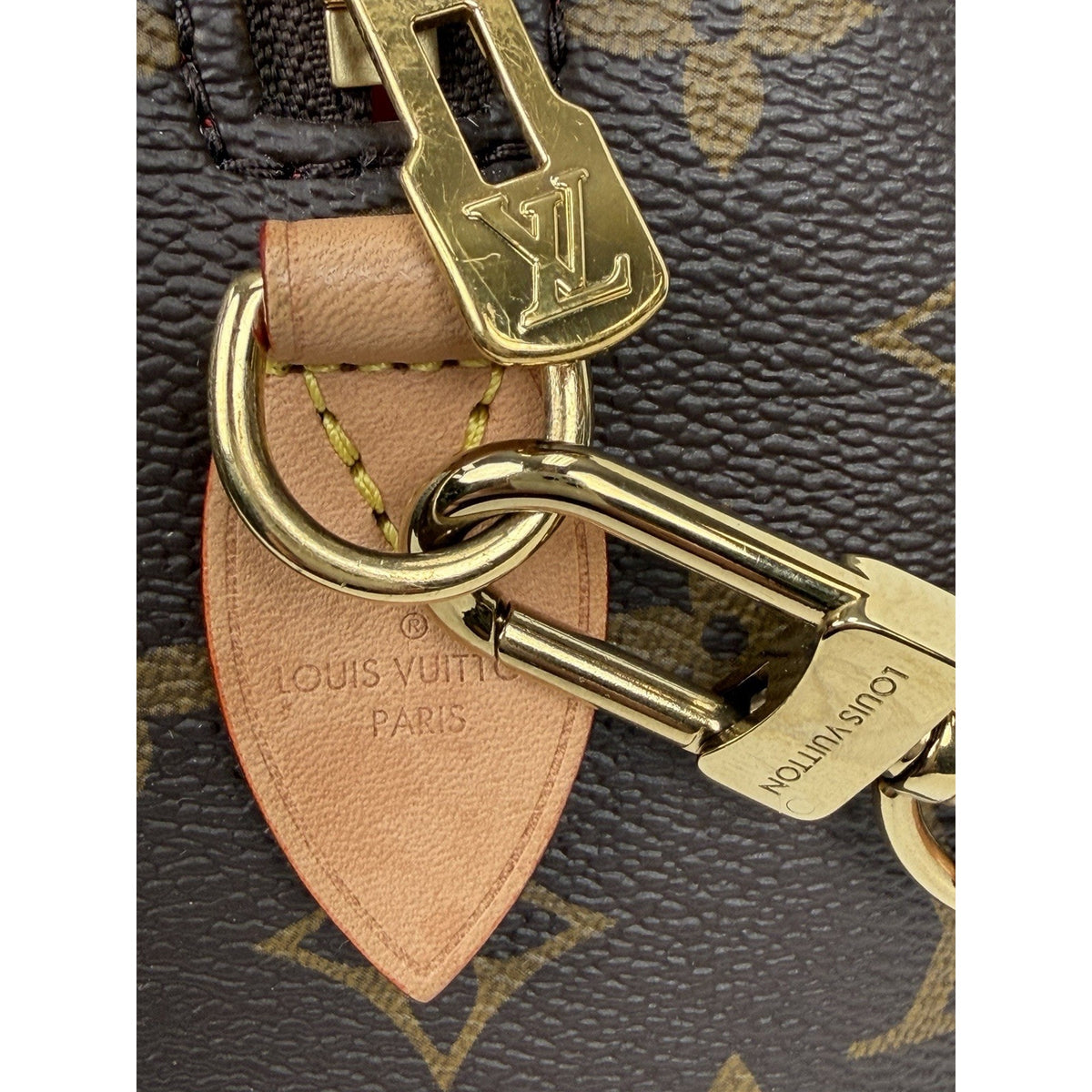 Louis Vuitton Speedy Bandouliere 20 Top Handle Bag Monogram Coated Canvas NFC F3