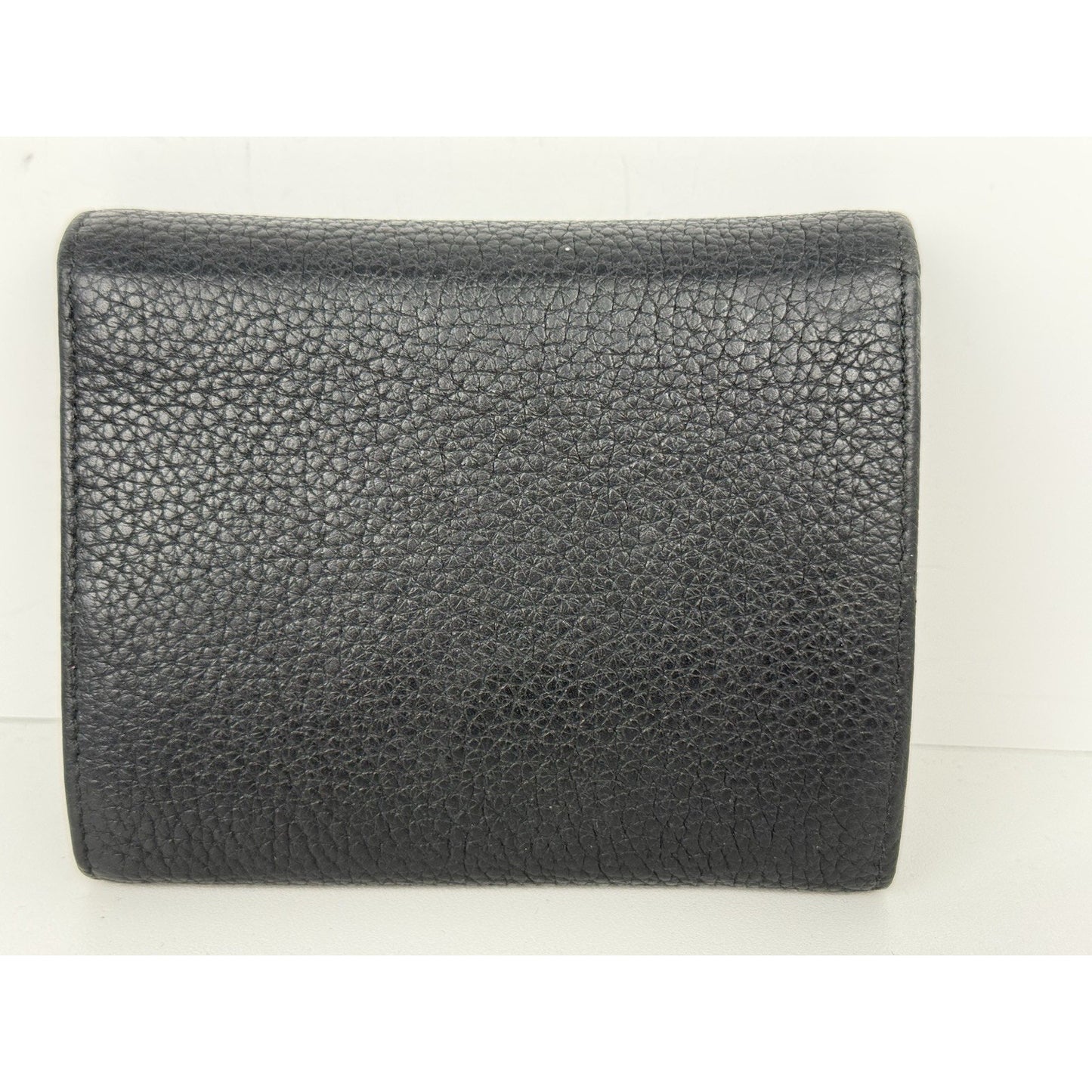 Prada Small Grain Leather Trifold Wallet