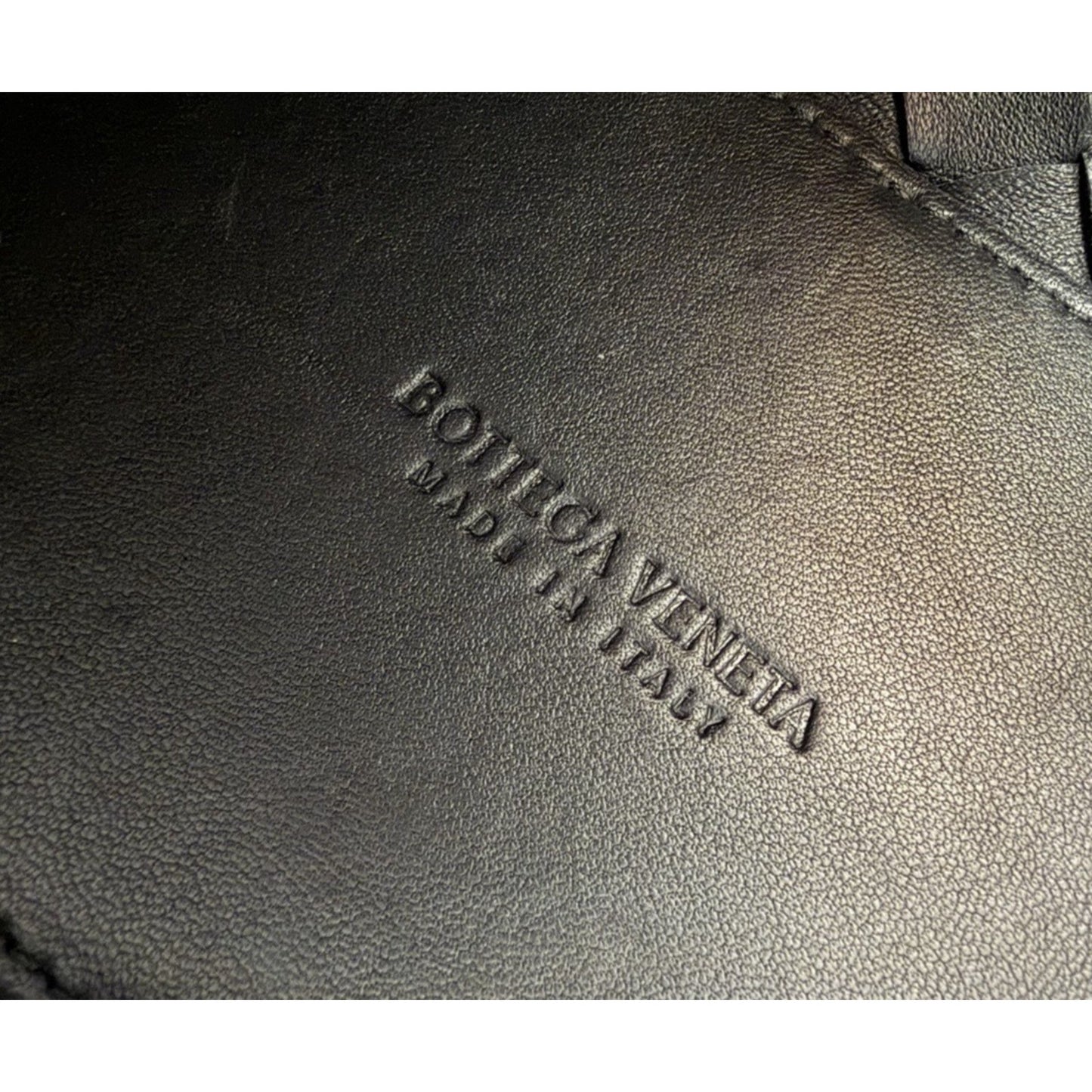 Bottega Veneta Andiamo Tote Small Bag in Black Intrecciato Leather D-4