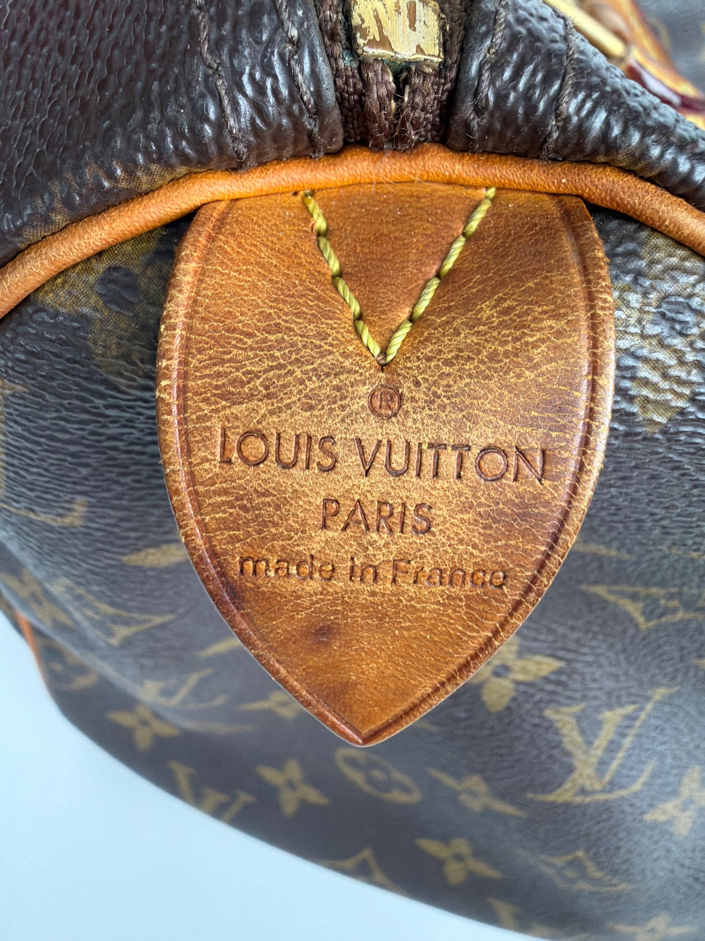 Louis Vuitton Speedy Bag 30 in Brown LV Monogram Coated Canvas 2007 YS
