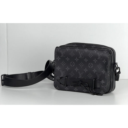 Louis Vuitton Steamer Messenger Bag Monogram Eclipse Coated Canvas 2021 R1