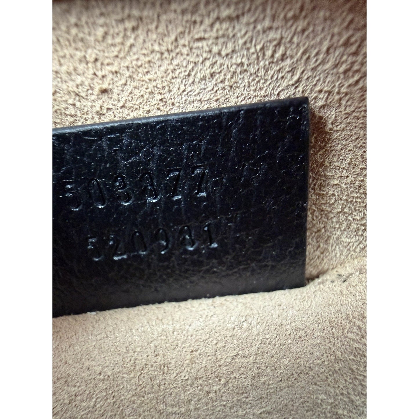 Gucci Ophidia Chain Shoulder Bag Small Black Calfskin Leather with Web Accent E6
