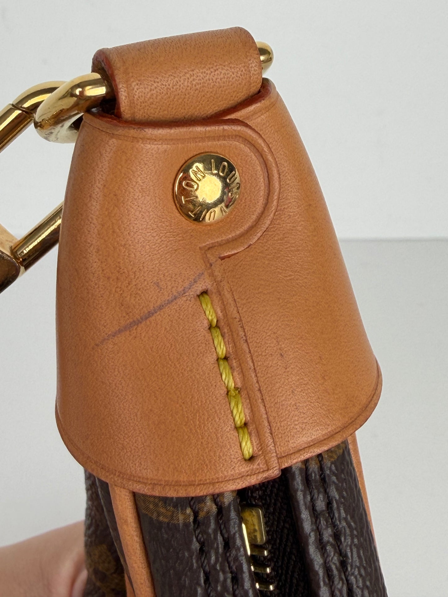 Louis Vuitton Loop Shoulder Bag in Brown LV Monogram Coated Canvas NFC YE-1