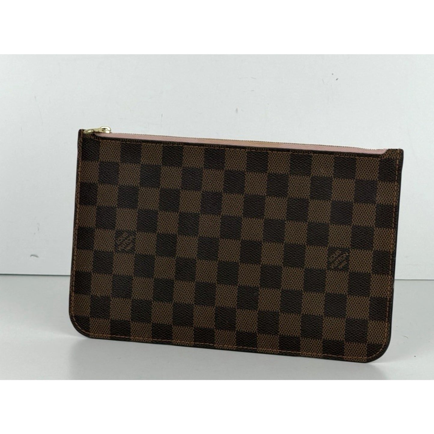 Louis Vuitton Neverfull MM Pochette in Damier Ebene Coated Canvas 2020 K2