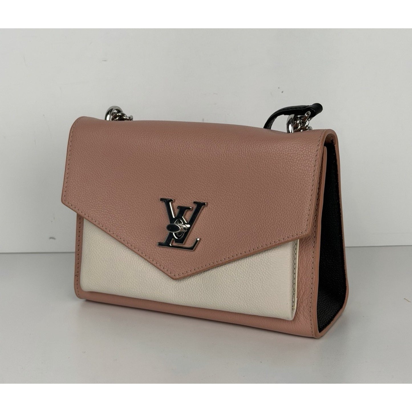 Louis Vuitton MyLockme BB Handbag Pink Cream Tricolour Soft Calfskin 2018 S17