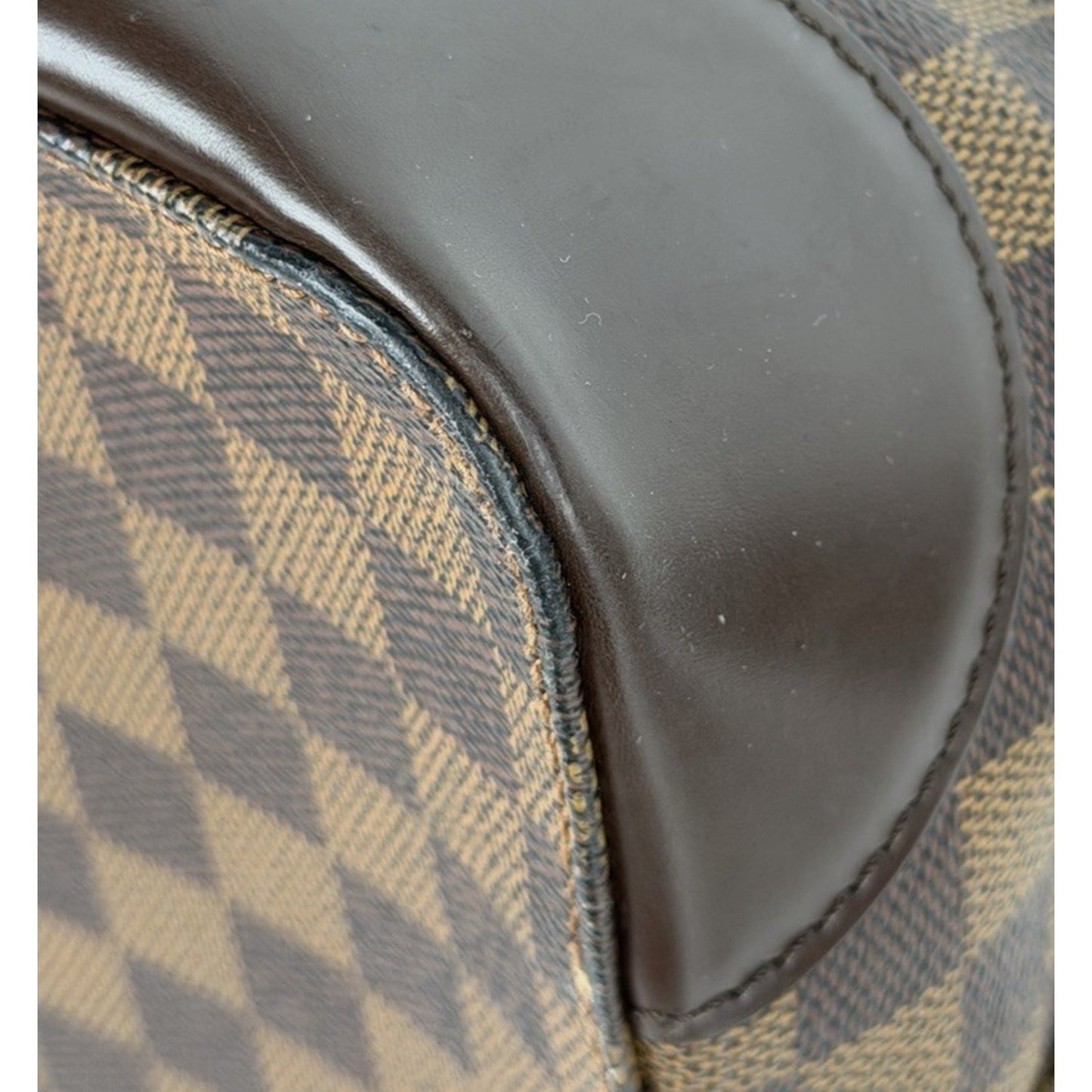 Louis Vuitton Hampstead Handbag GM in Coated Damier Ebene Canvas Tote 2007 S