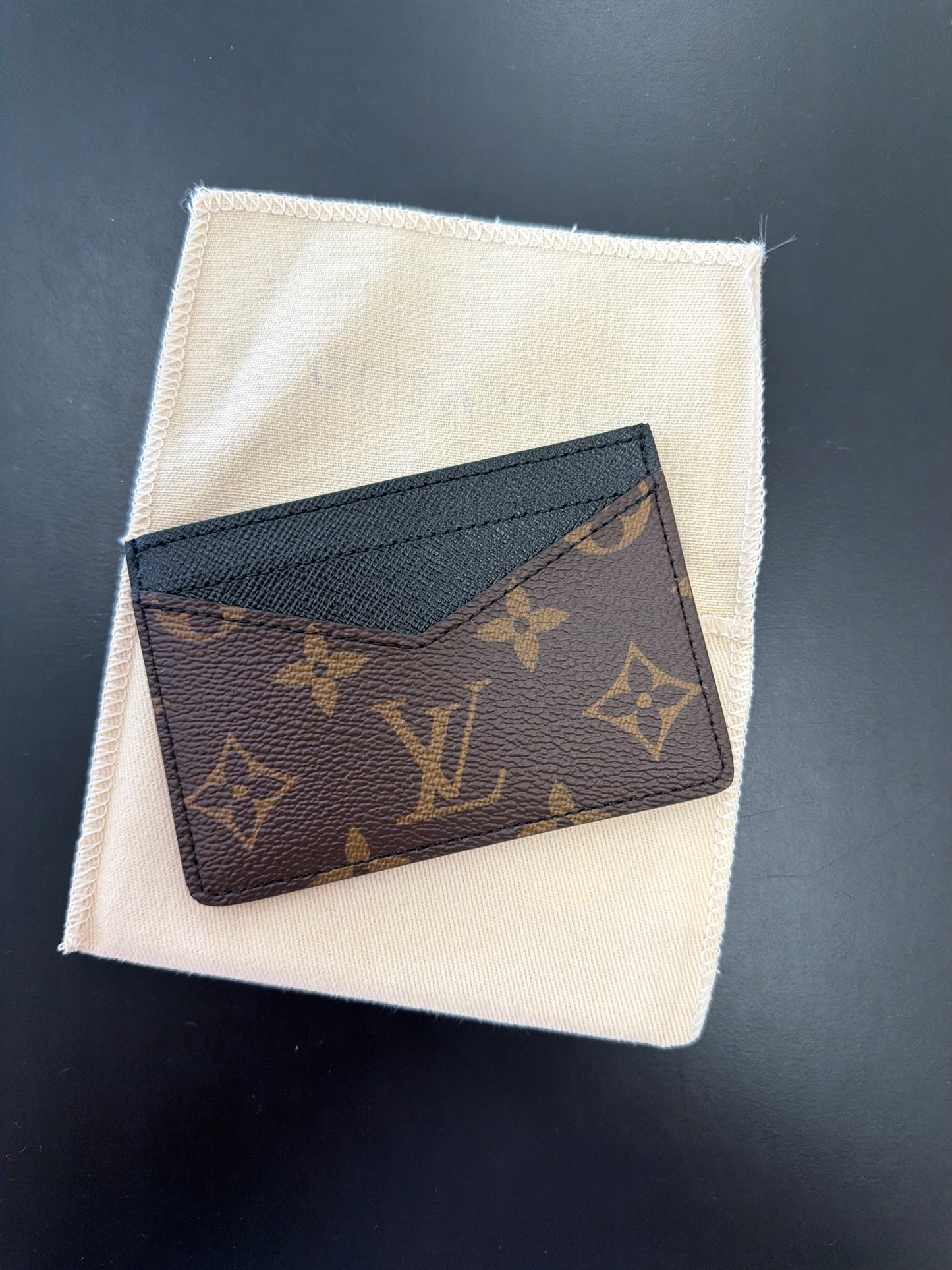 Louis Vuitton Neo Card Holder Macassar Monogram Canvas