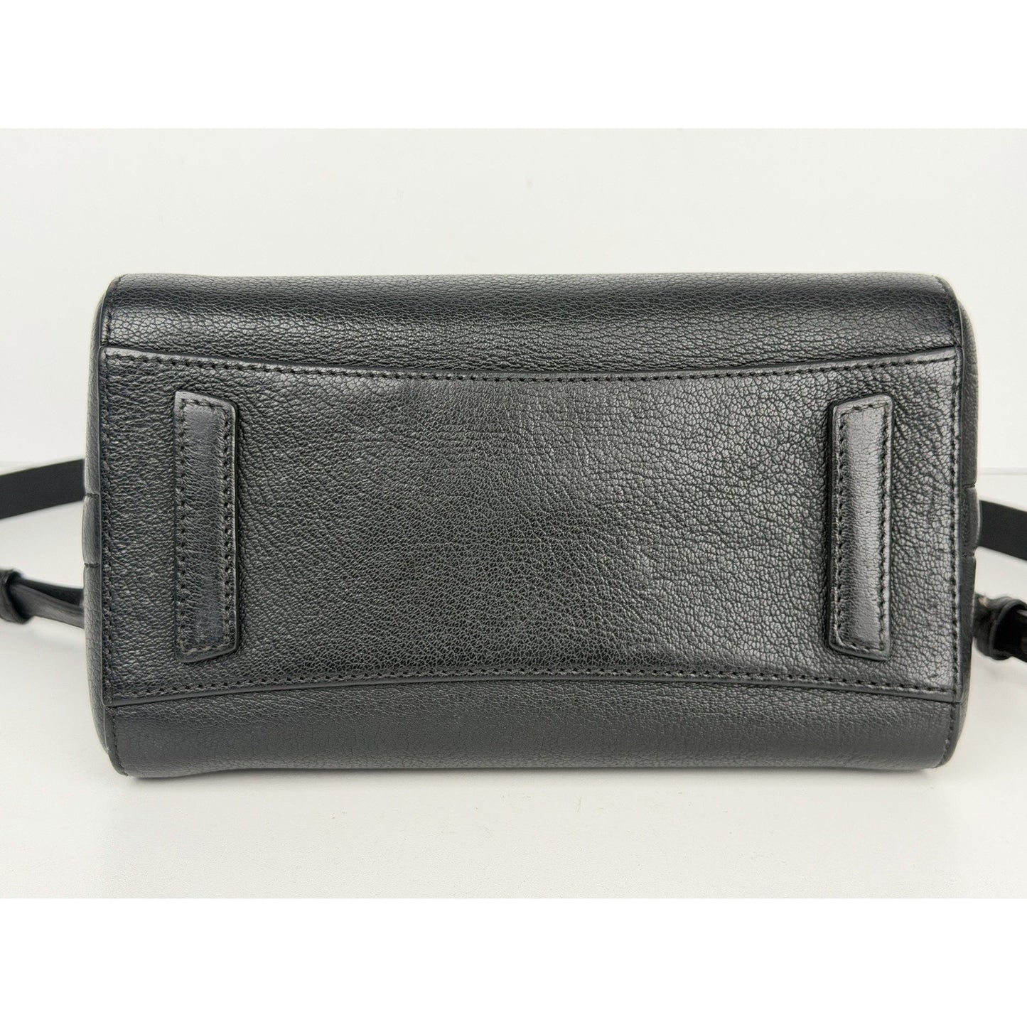 Givenchy Mini Antigona Bag in Black Grained Goatskin Leather S04