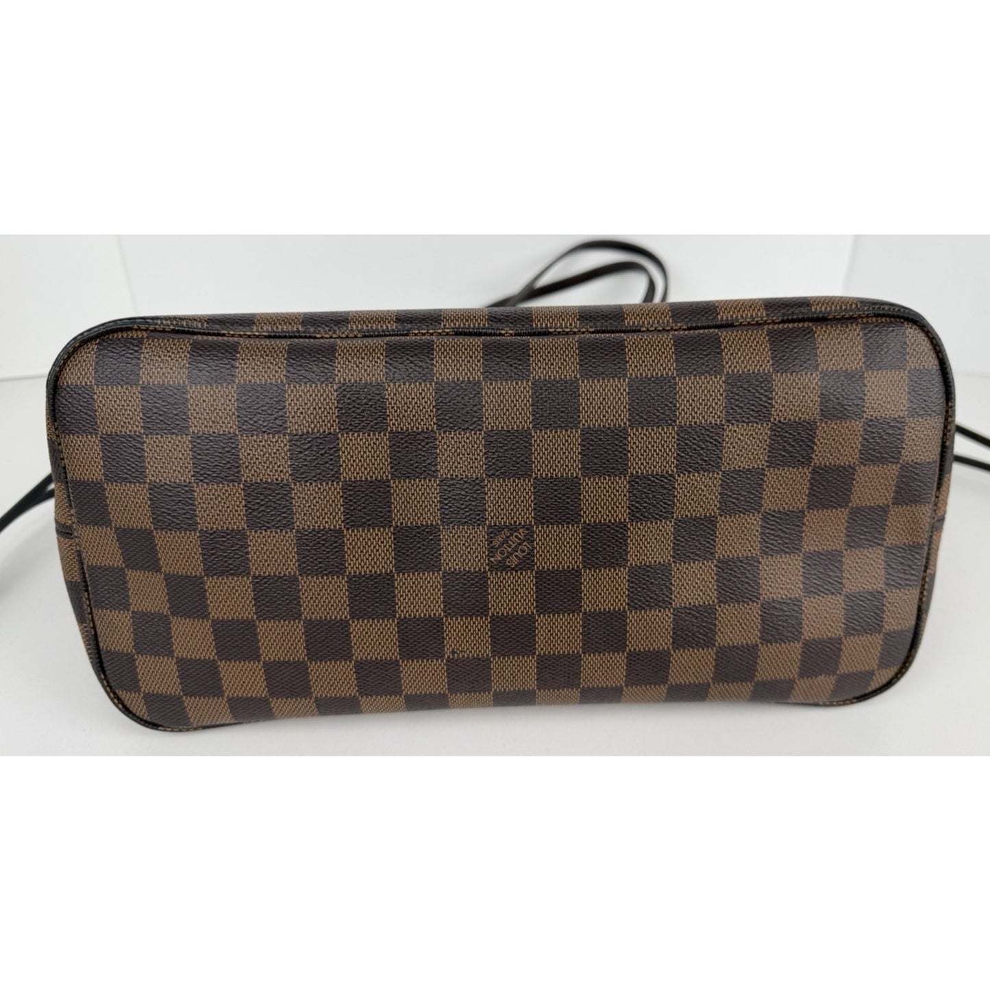 Louis Vuitton Neverfull MM Tote Bag in Damier Ebene Coated Canvas 2016 S09