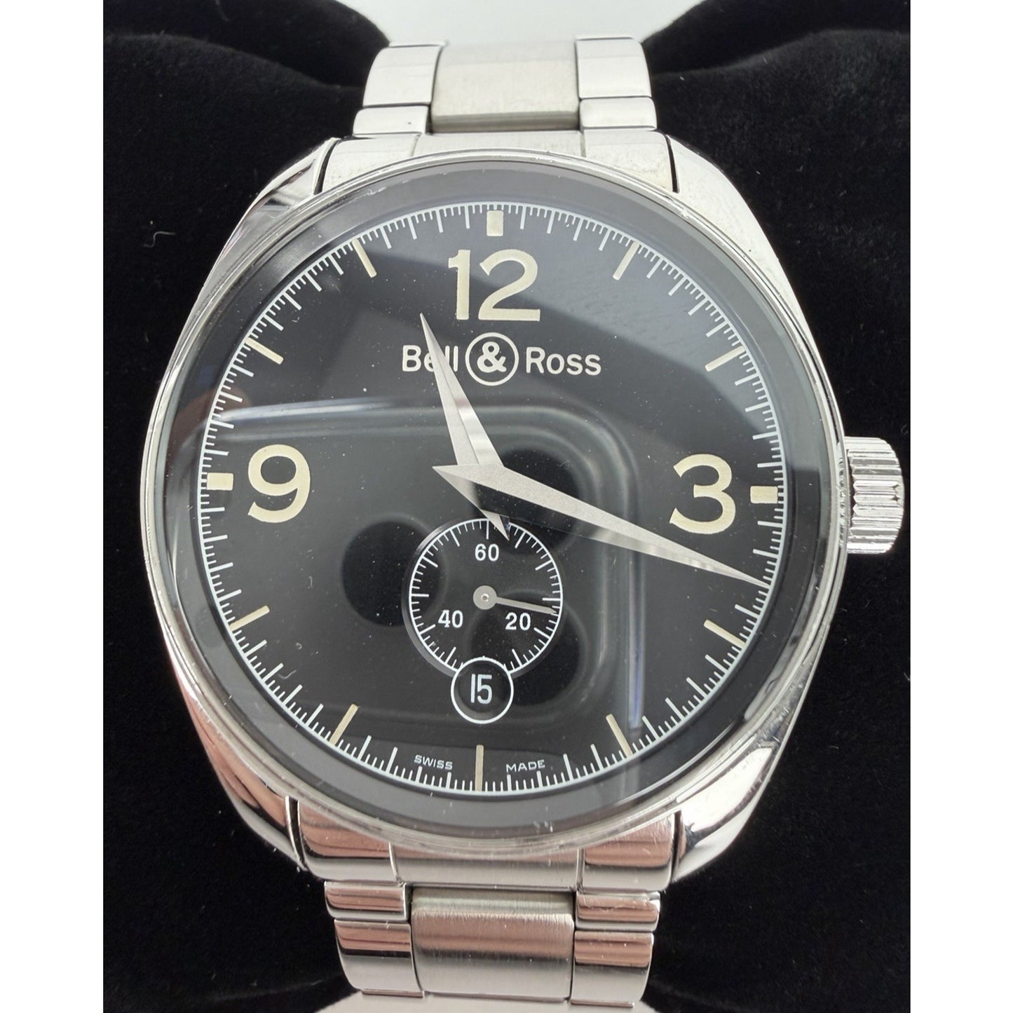 Bell & Ross 123 Watch Stainless Steel Case and Bracelet 38mm