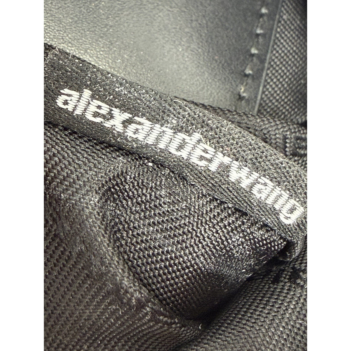 Alexander Wang Crystal Pouch Top Handle Bag in Black Allover Rhinestone Mesh S02
