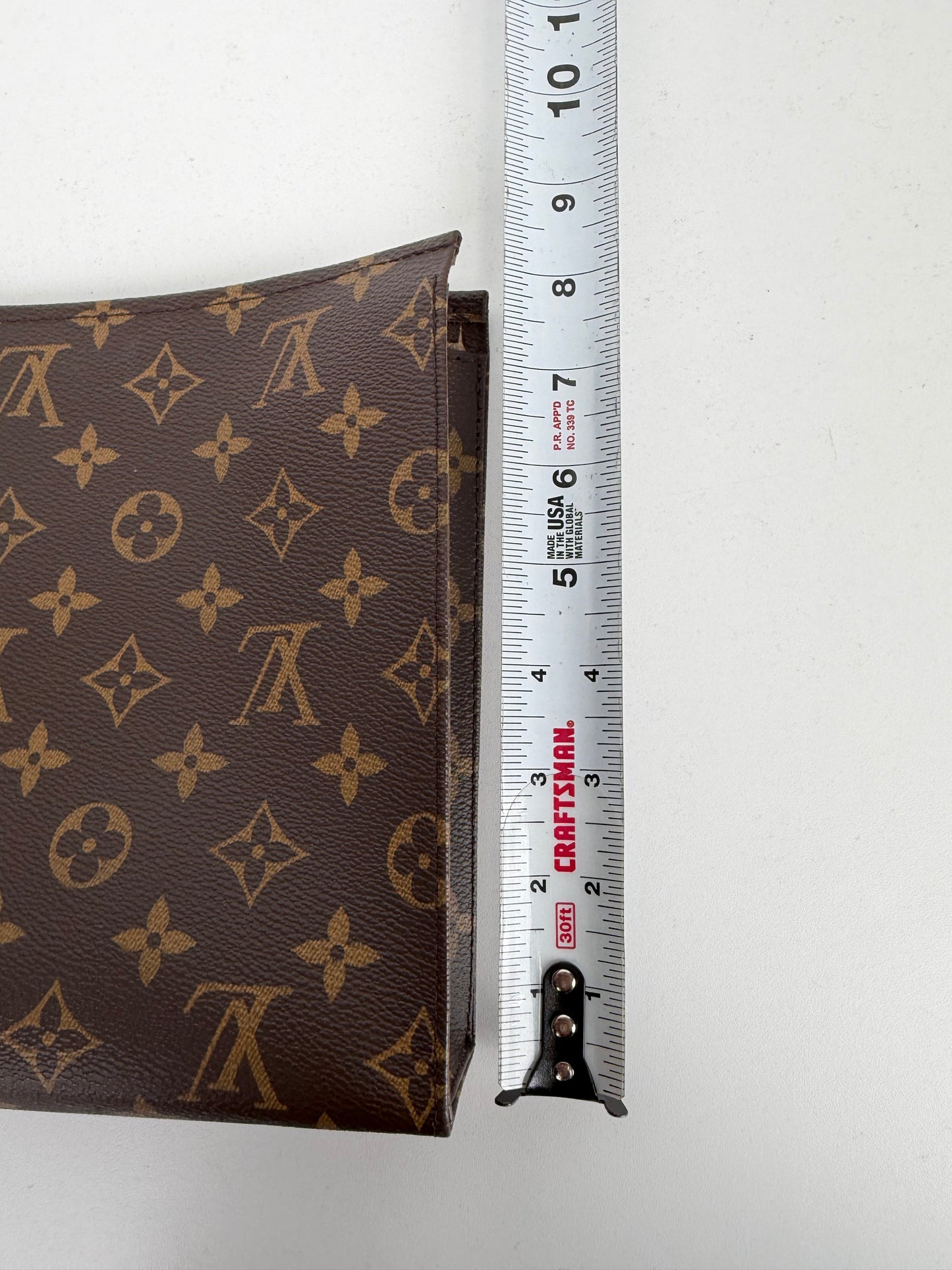 Louis Vuitton Monogram Toiletry Pouch Bag 26 in Brown LV Monogram Coated Canvas NFC Y