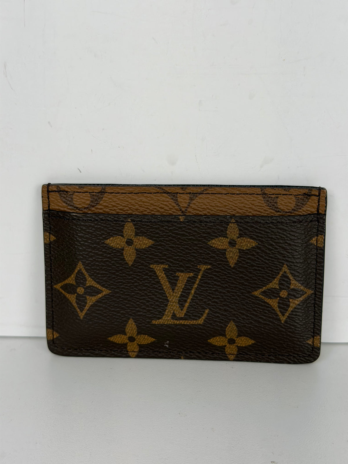 Louis Vuitton Card Holder Monogram Reverse Coated Canvas NFC K-3
