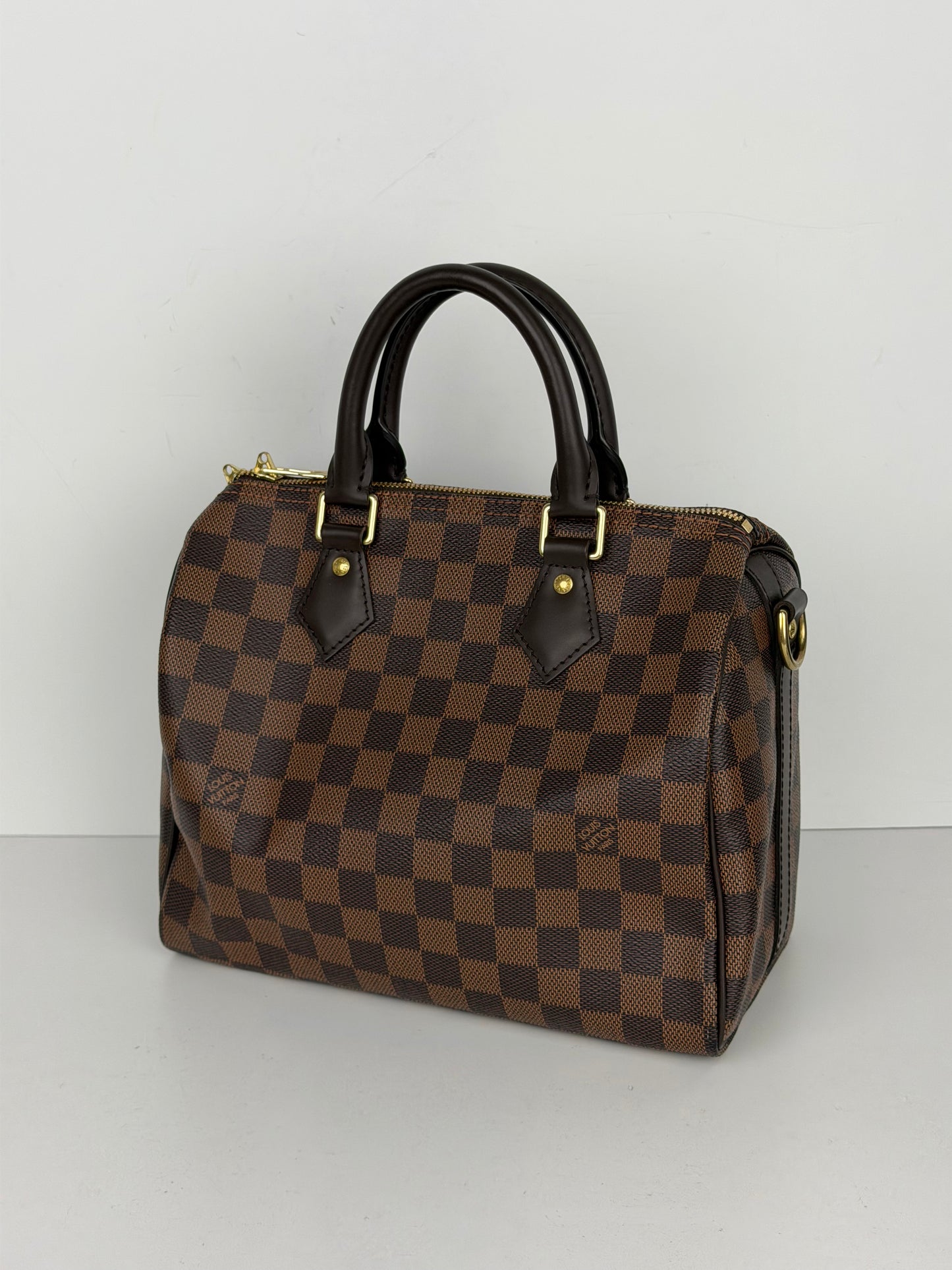 Louis Vuitton Speedy Bandouliere 25 Bag in Damier Ebene Coated Canvas NFC YD-5