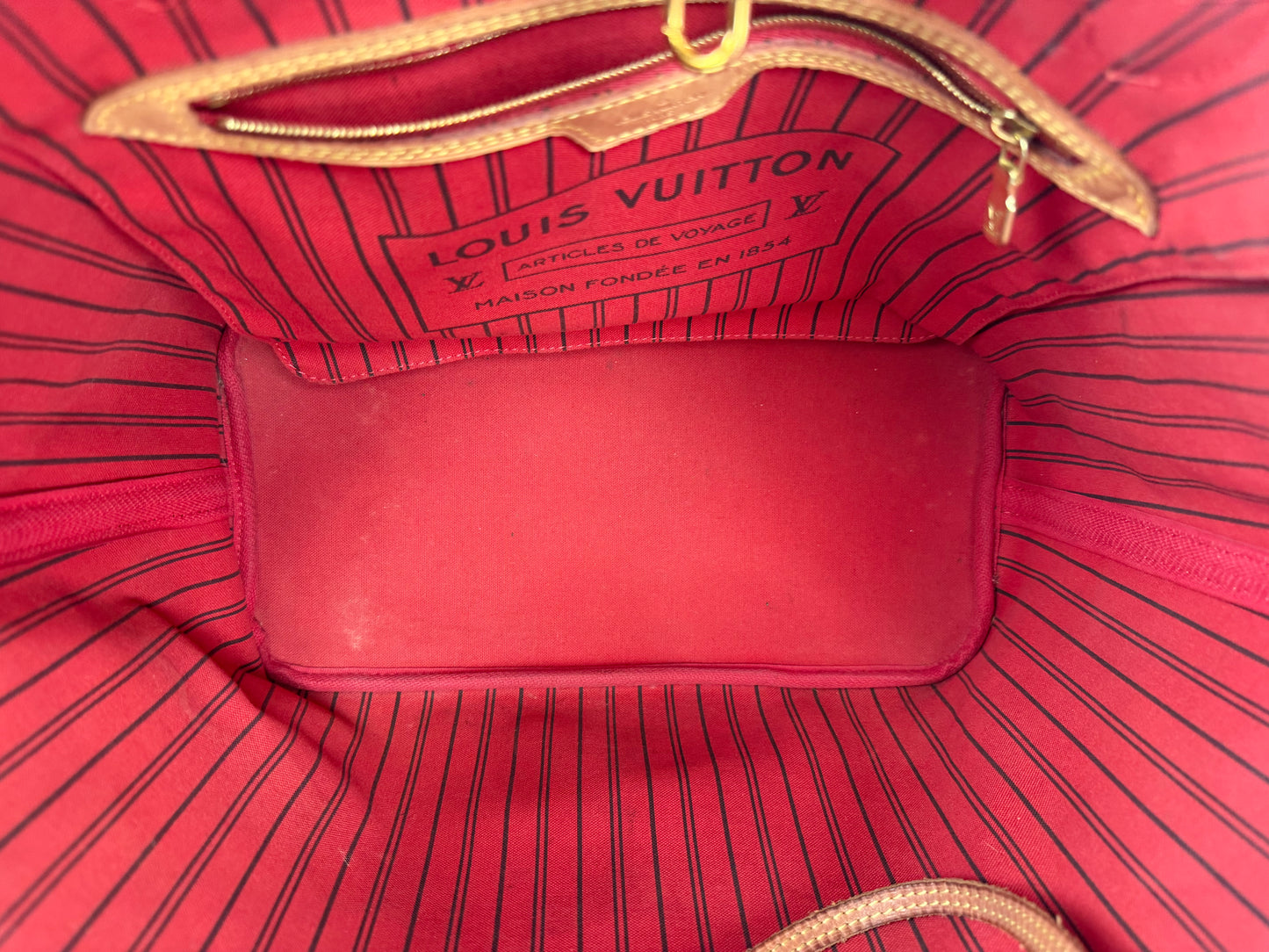 Louis Vuitton Neverfull Tote Bag MM in Brown LV Monogram Coated Canvas 2021 YS