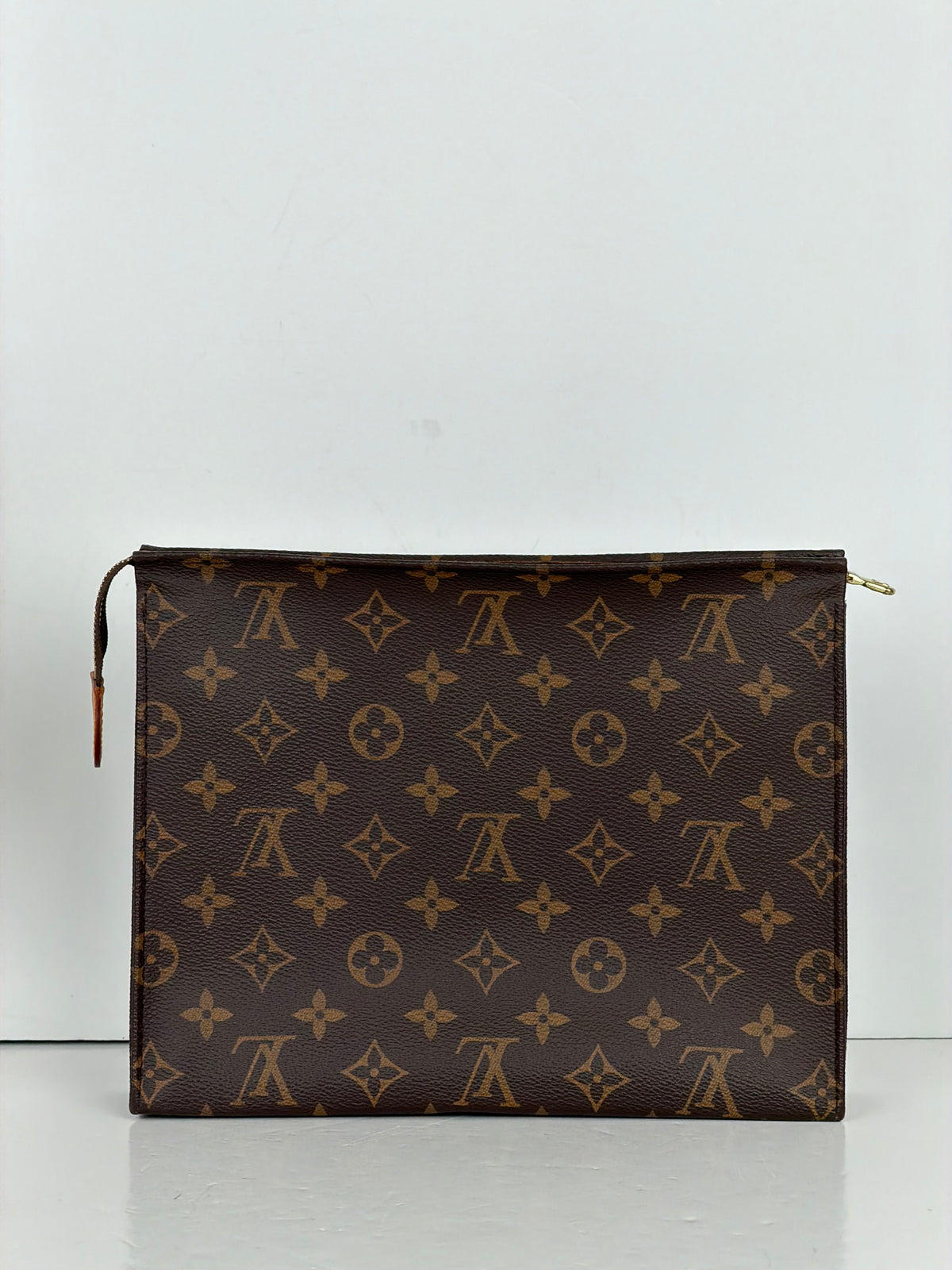 Louis Vuitton Toiletry Pouch 26 in Brown LV Monogram Coated Canvas YS14