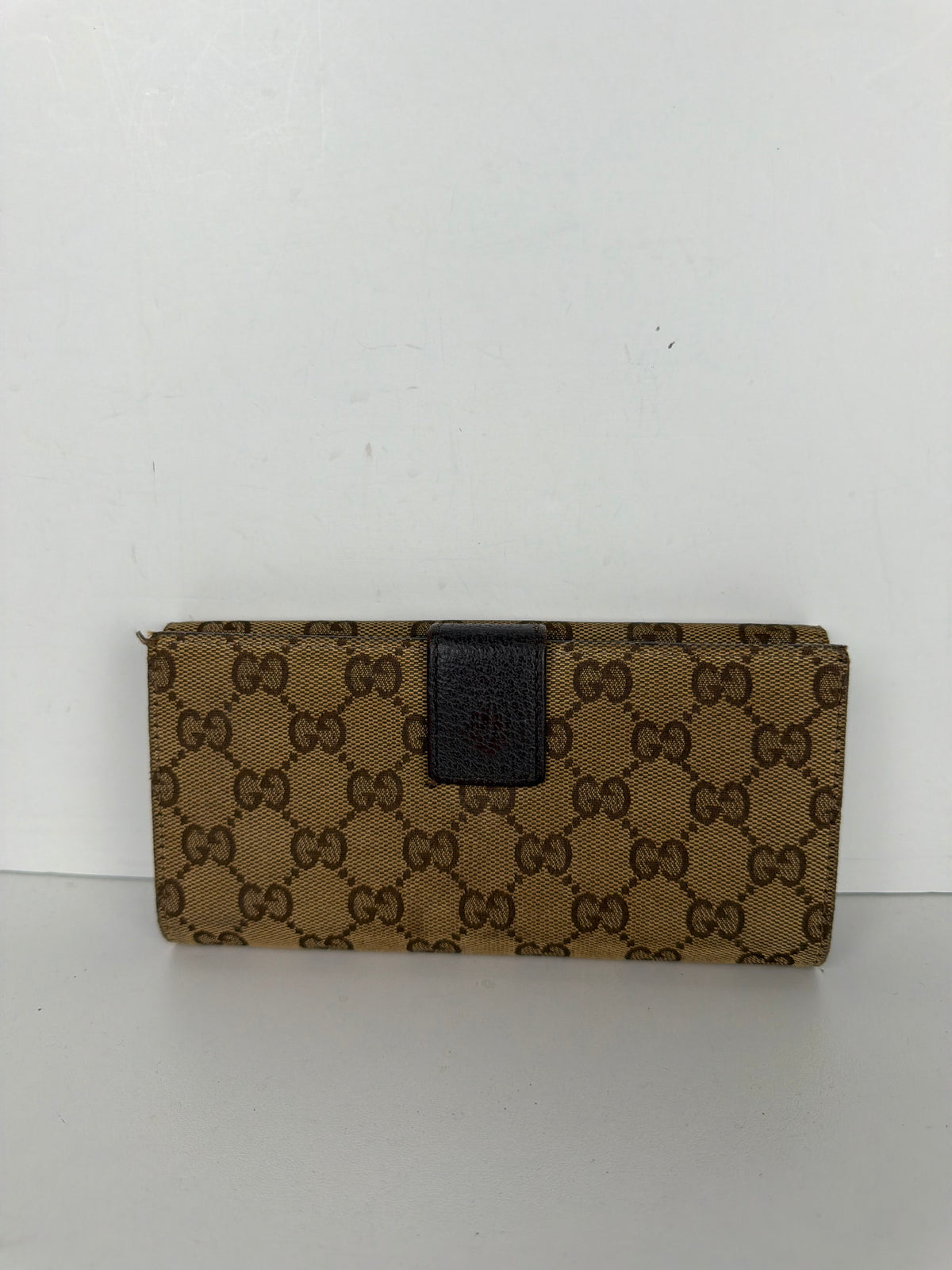 Gucci Canvas Eclipse Continental Wallet in Brown Canvas