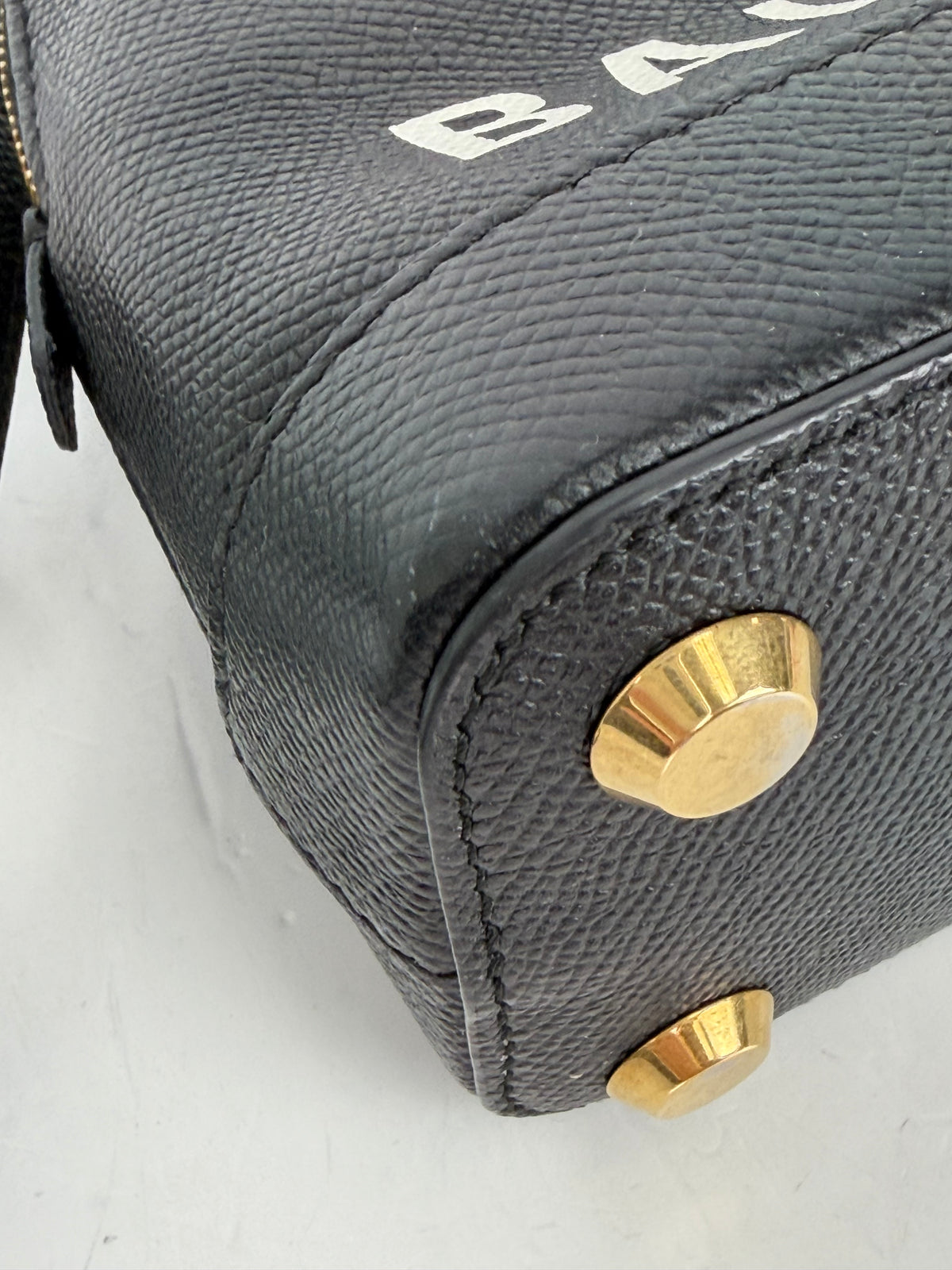 Balenciaga XXS Ville Crossbody Bag in Black Grained Calfskin YS11