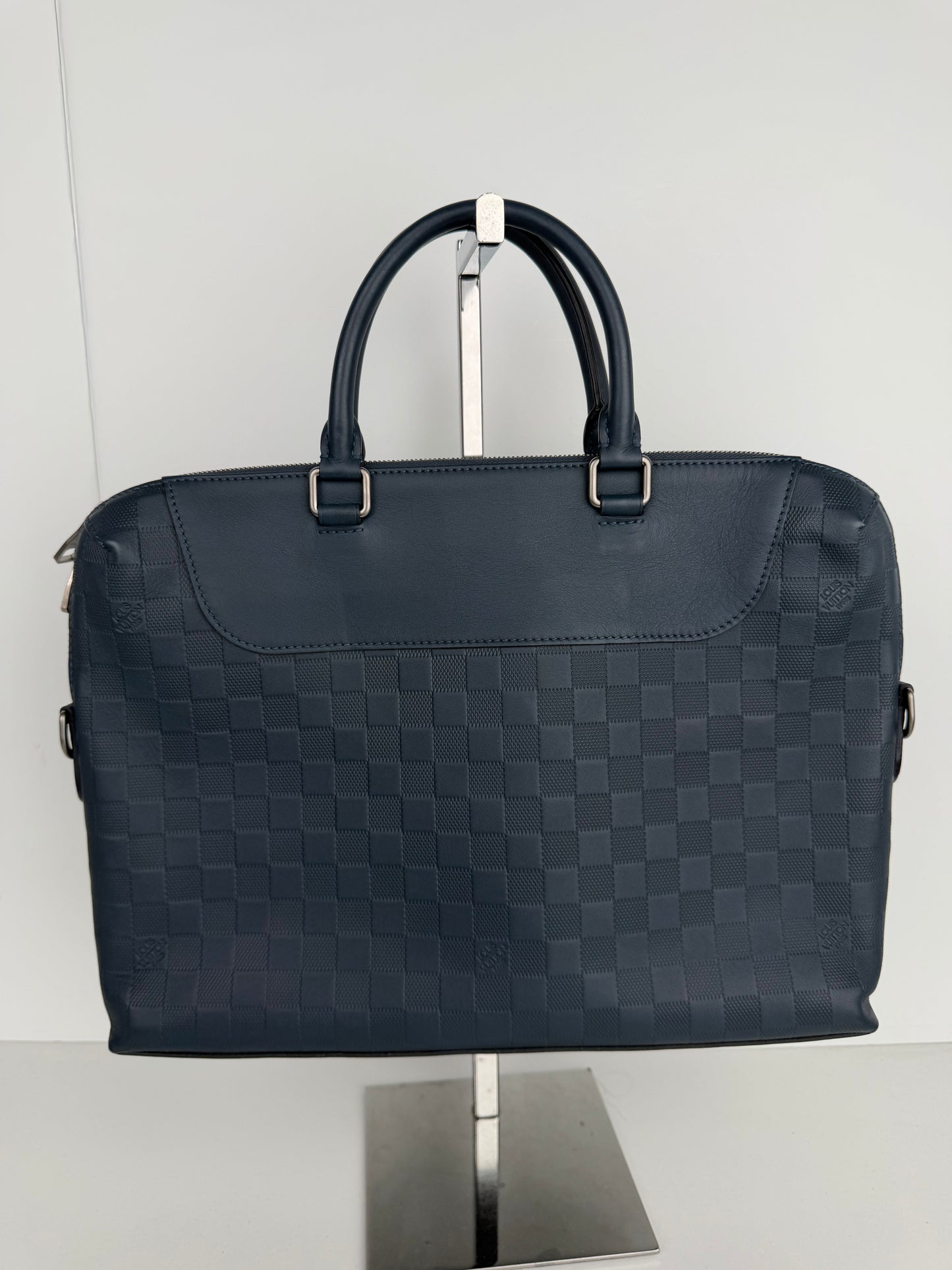 Louis Vuitton Navy Damier Infini Leather Porte-Documents Jour