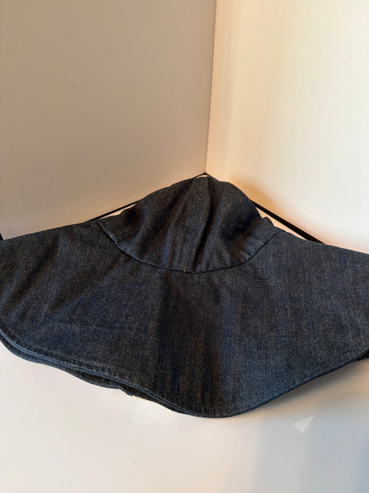 Chanel Denim Night Flight Embroidery Hat Size M