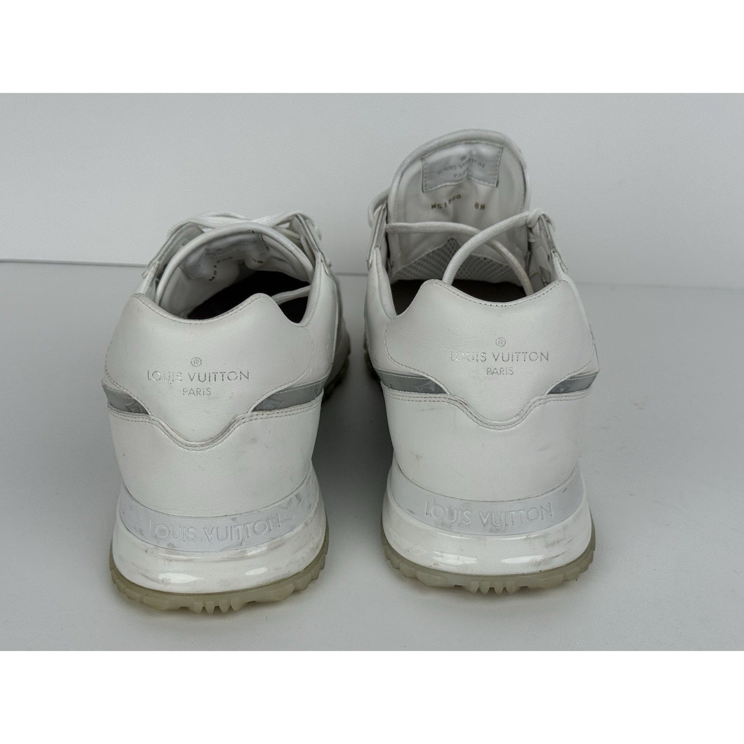 Louis Vuitton White Holographic LV Trainer Men's Sneakers Size 8.5 MS1200