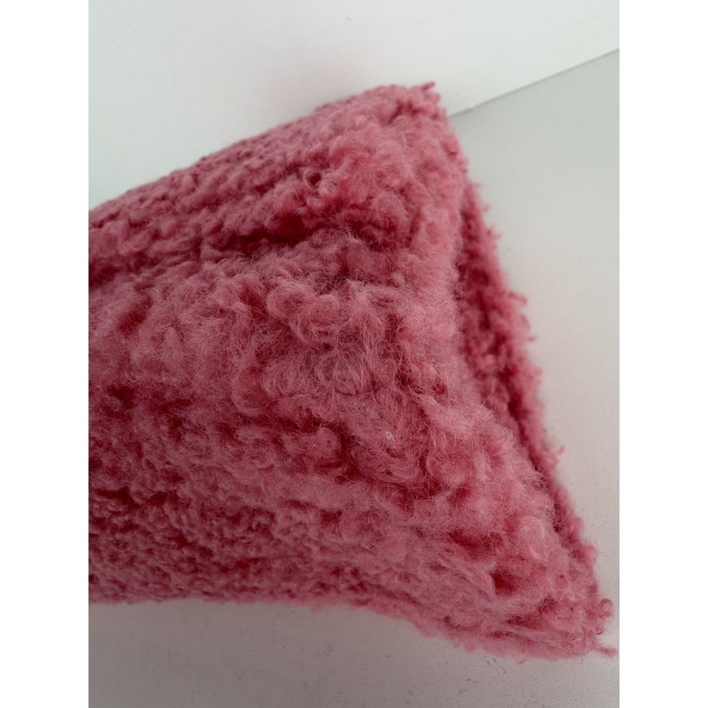 Balenciaga Hourglass Top Handle Bag Small in Pink Fuzzy Faux Fur S-01