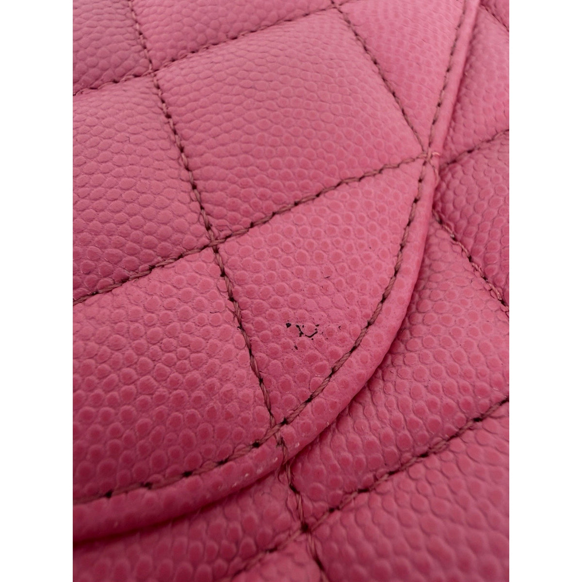 Chanel Classic Double Flap Shoulder Bag Medium in Pink Caviar Leather 2019 YE-1