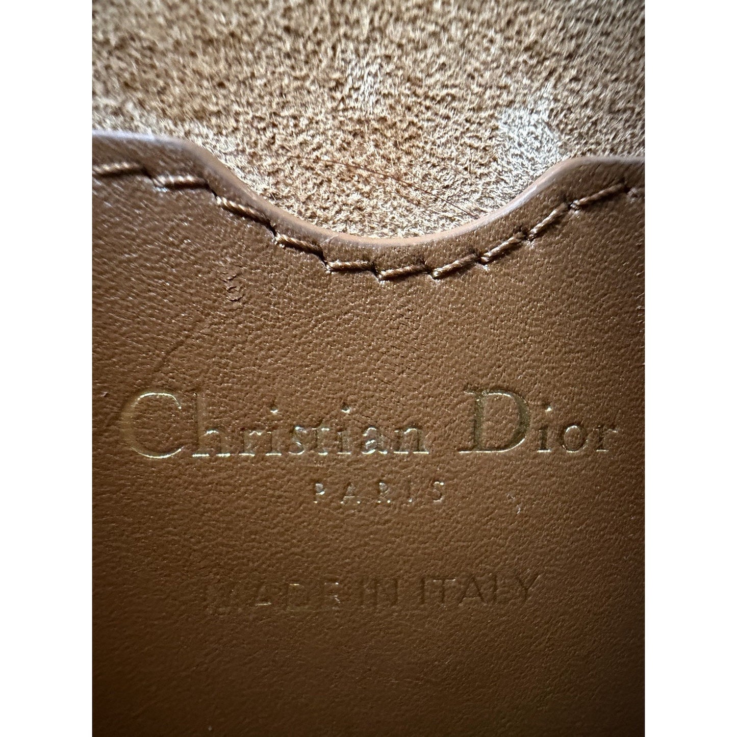 Dior Bobby Frame Crossbody Bag Medium in Brown Box Calfskin Leather 2022 B-1