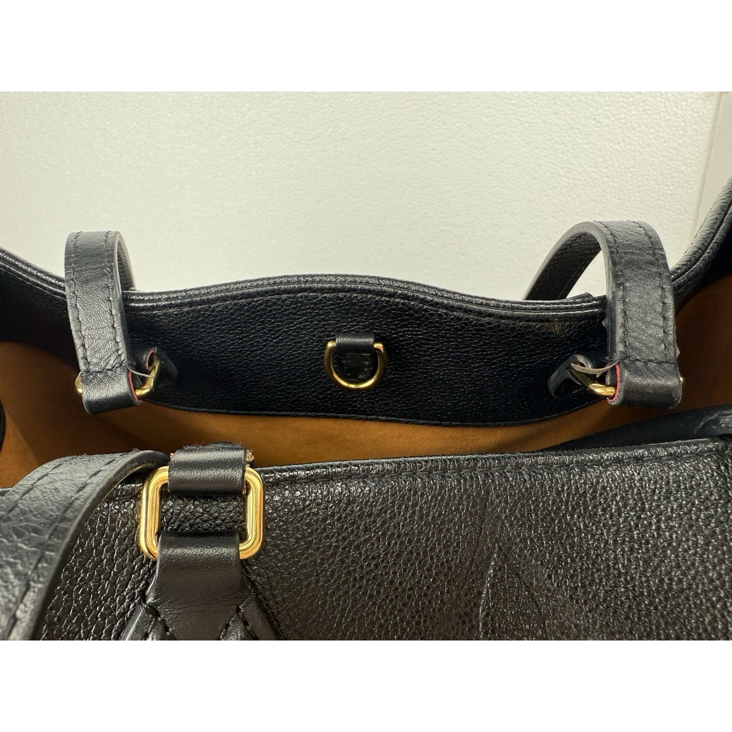 Louis Vuitton Black Monogram Empreinte Leather On The Go GM Bag
