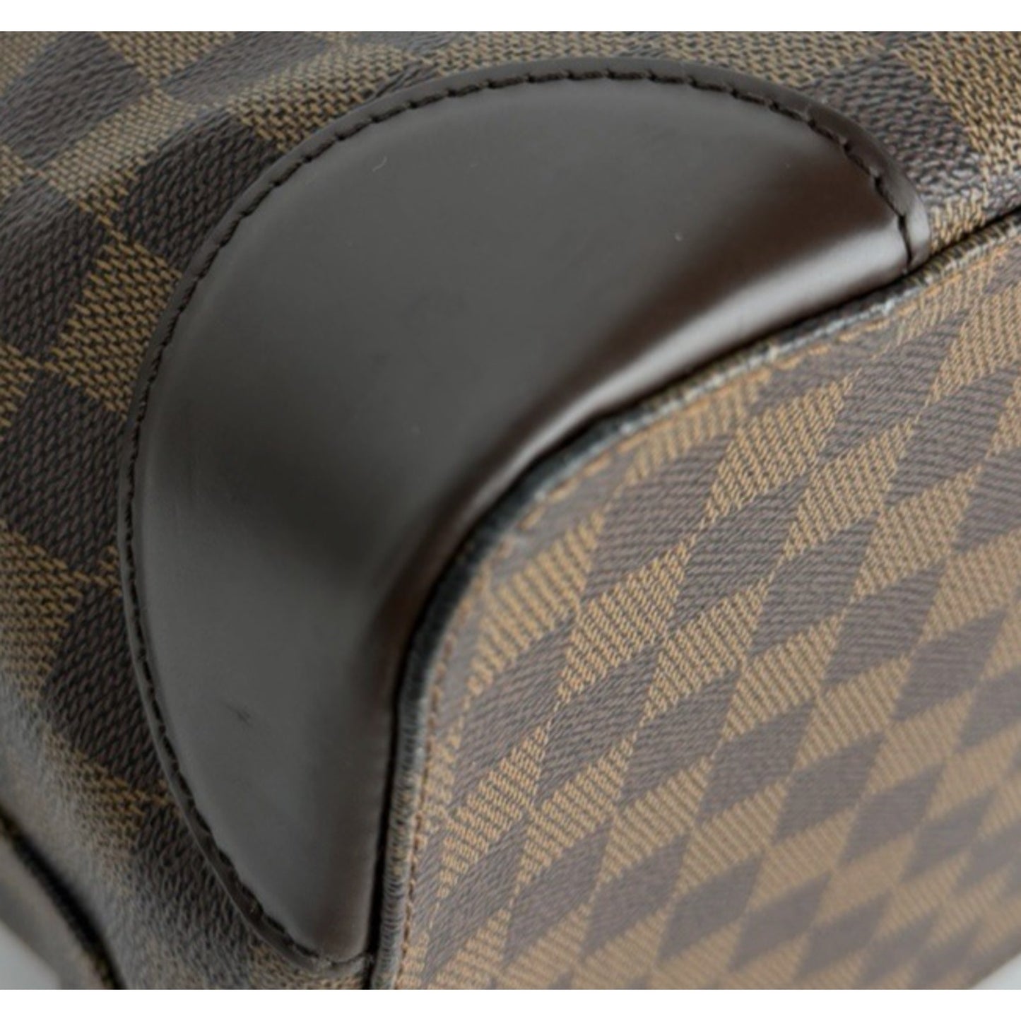 Louis Vuitton Hampstead Handbag GM in Coated Damier Ebene Canvas Tote 2007 S