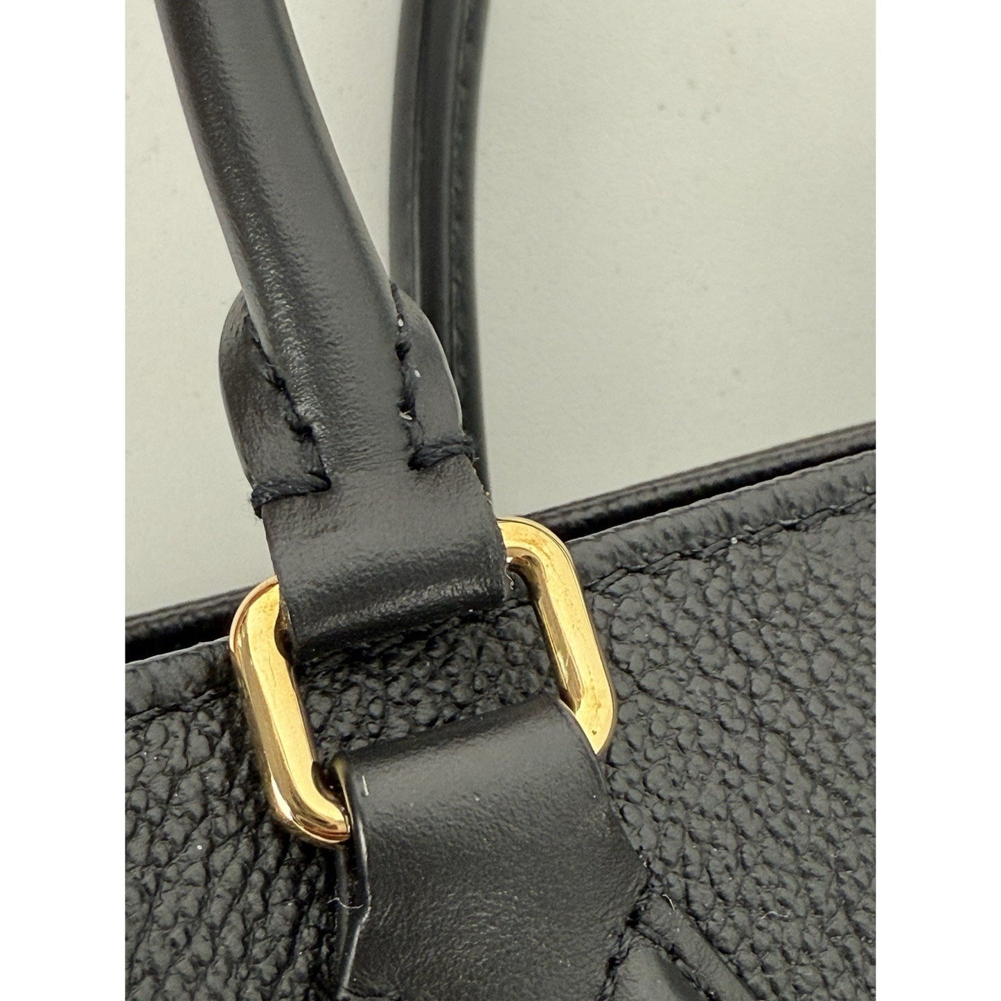 Louis Vuitton OnTheGo Tote GM Black Giant Empriente Leather