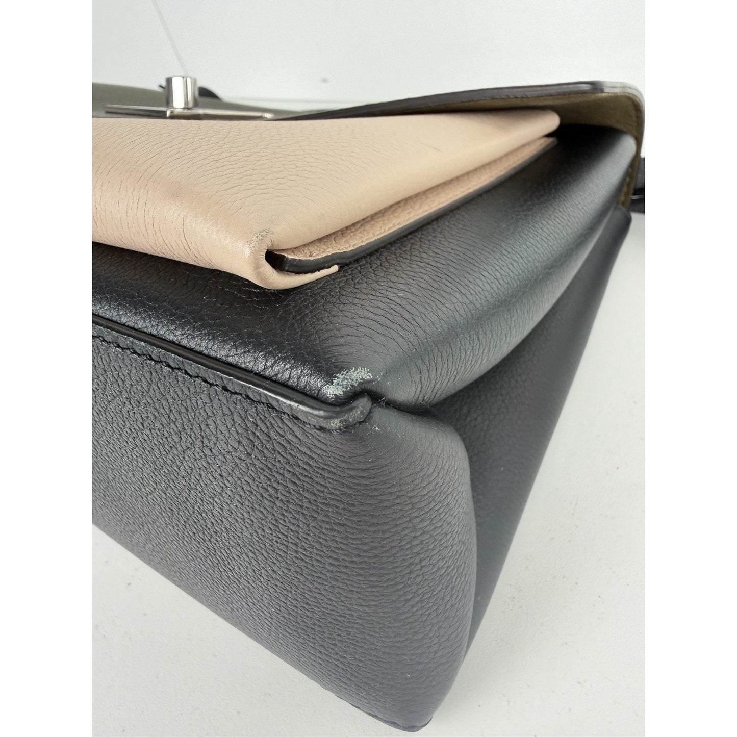 Louis Vuitton Mylockme Satchel Bag MM in Colorblock Leather NFC D-8
