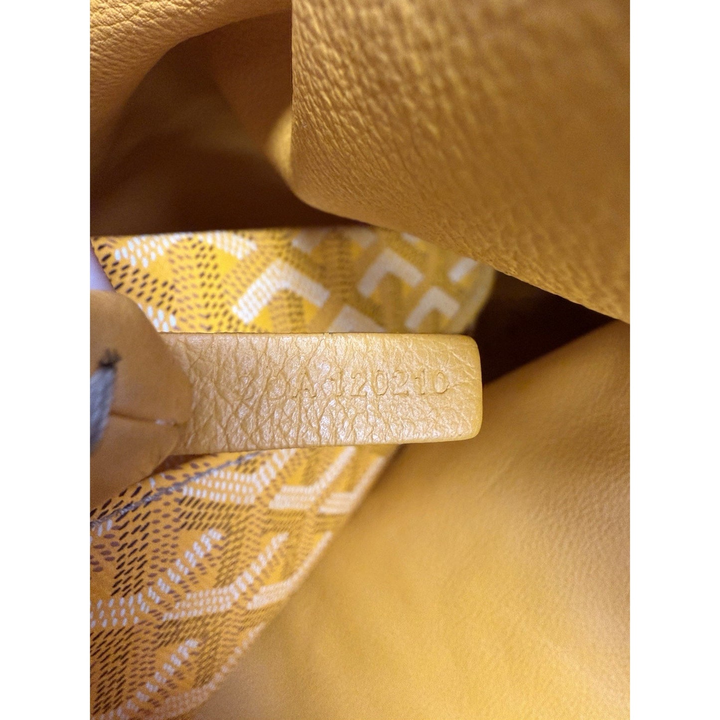 Goyard Saint Louis PM Tote Bag in Sunflower Yellow Goyardine Coated Canvas S